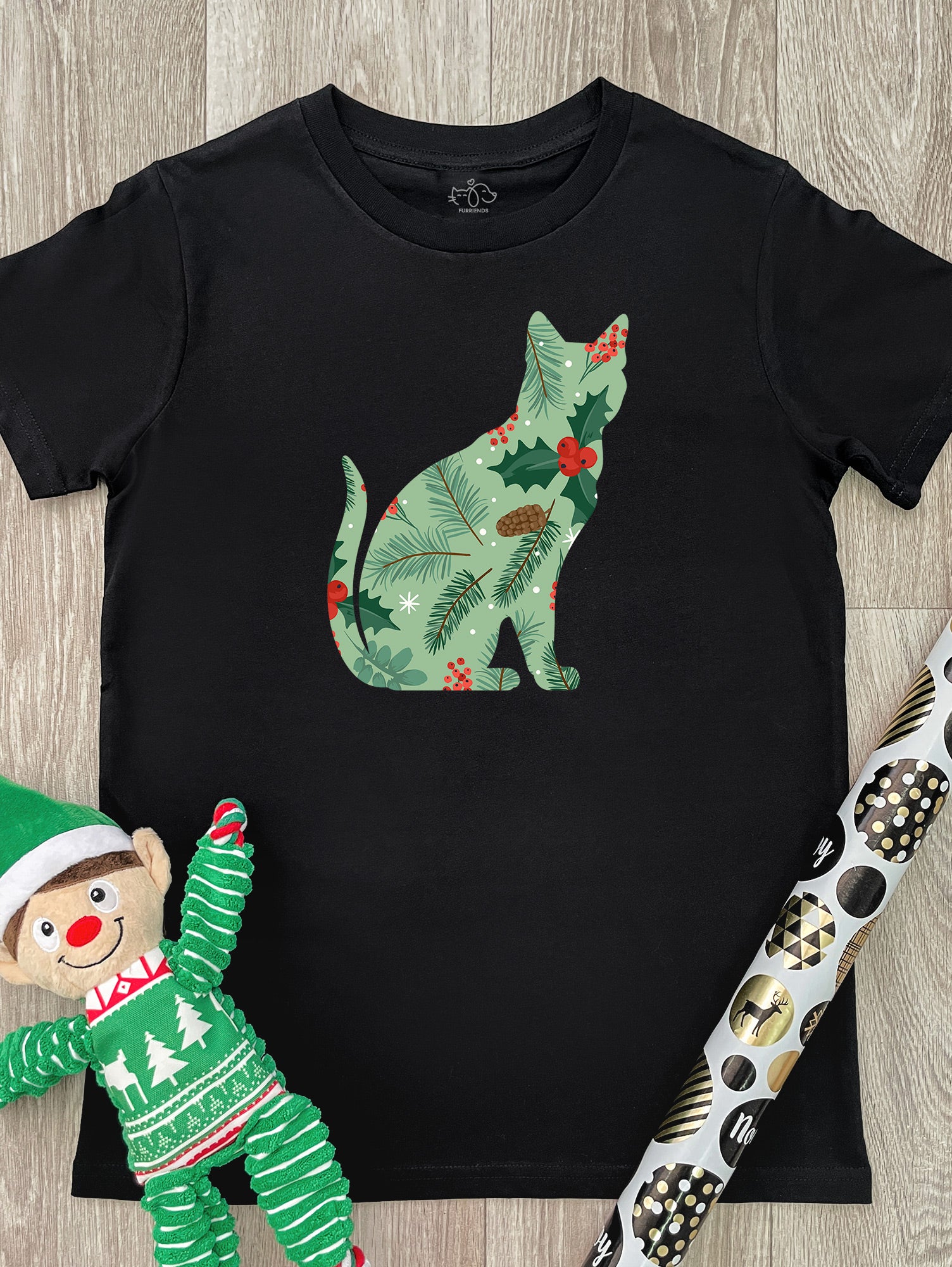 Feline Festive Youth Tee