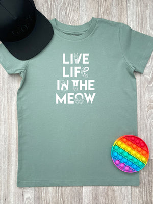 Live Life In The Meow Youth Tee