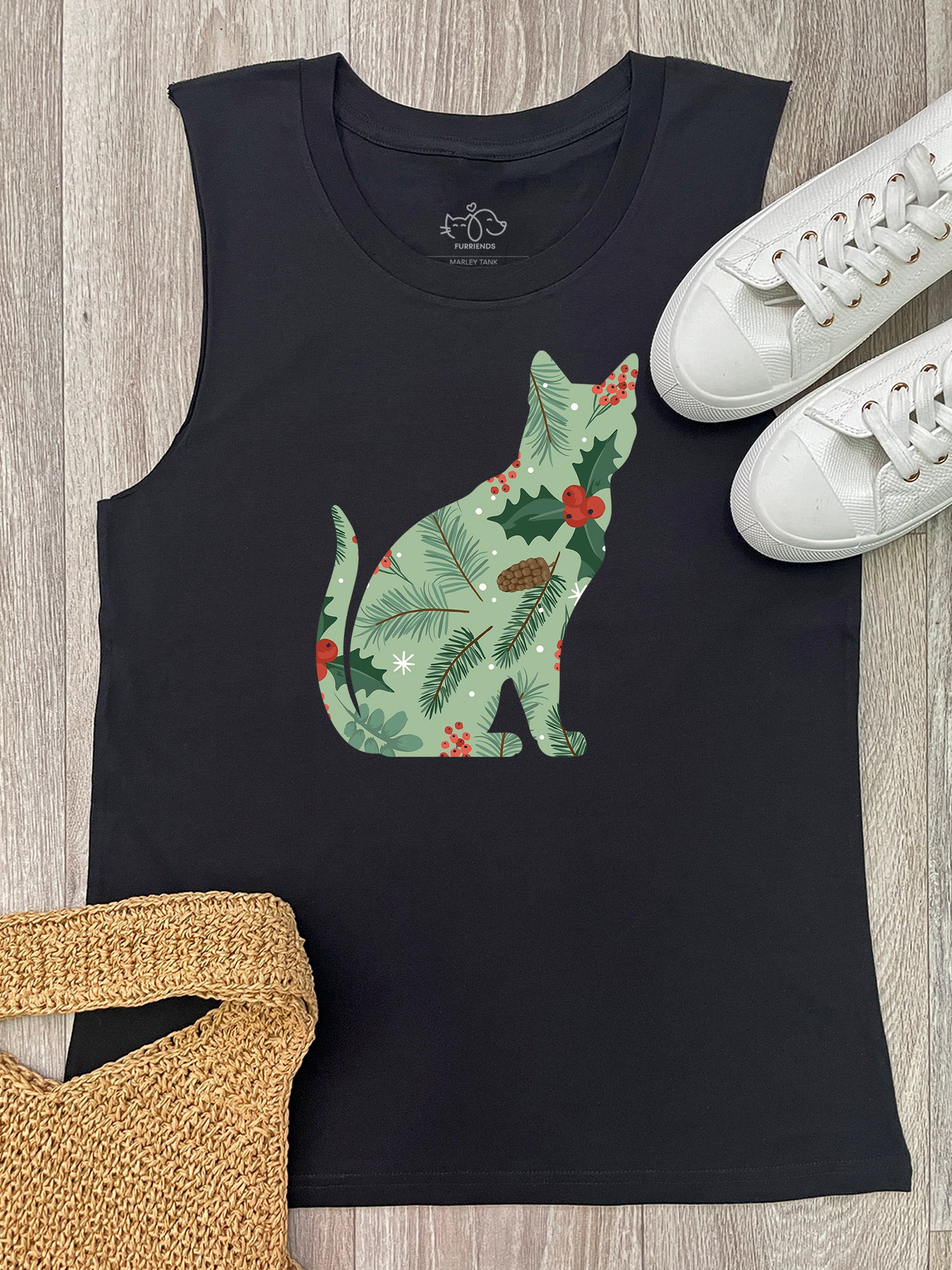 Feline Festive Marley Tank