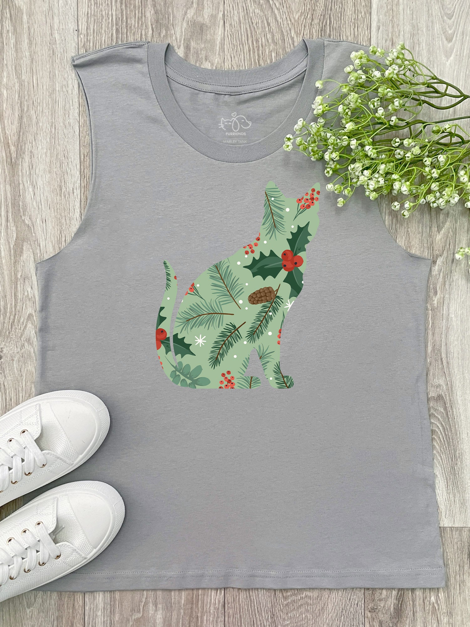 Feline Festive Marley Tank