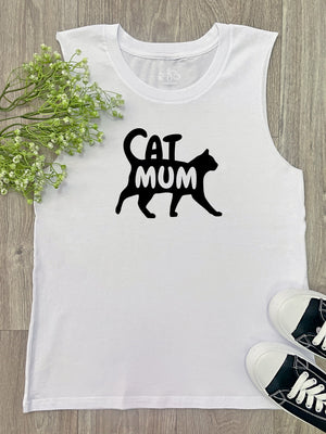 Cat Mum Silhouette Marley Tank