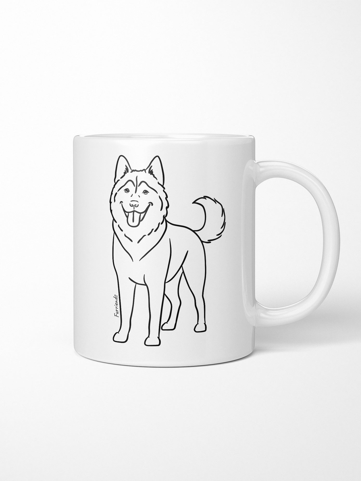 Husky Ceramic Mug