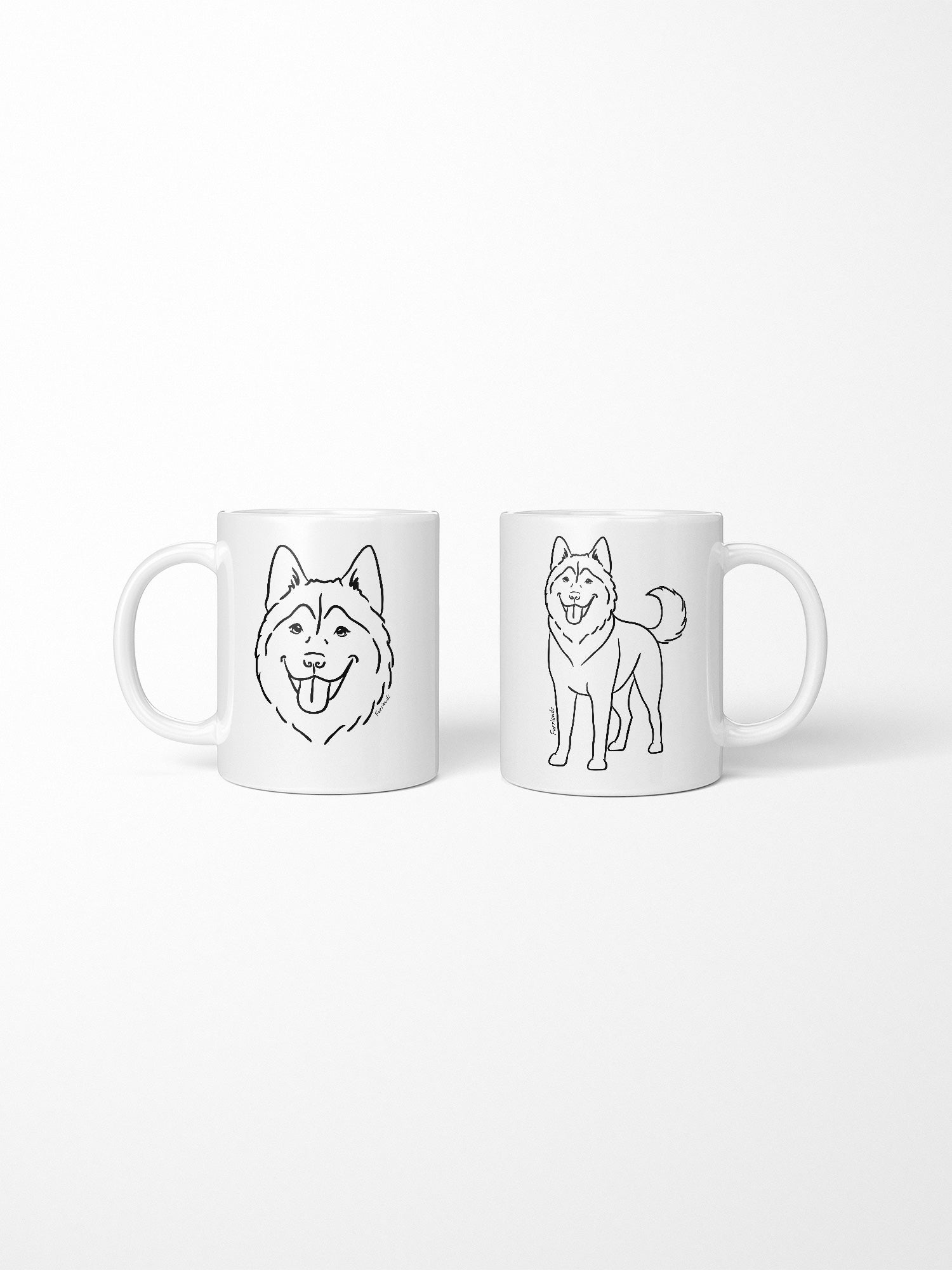 Husky Ceramic Mug