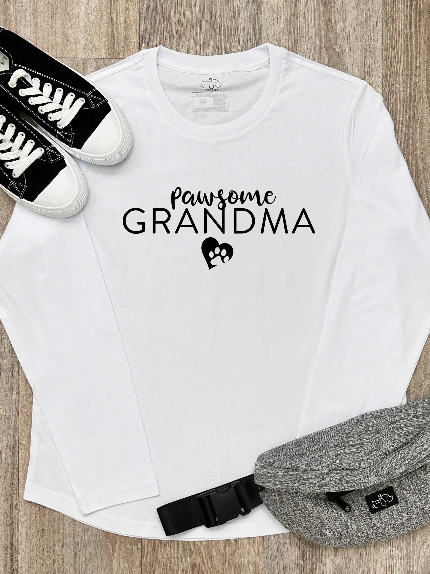 Pawsome Grandma Olivia Long Sleeve Tee