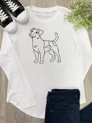 Jack Russell Terrier (Rough Coat) Olivia Long Sleeve Tee