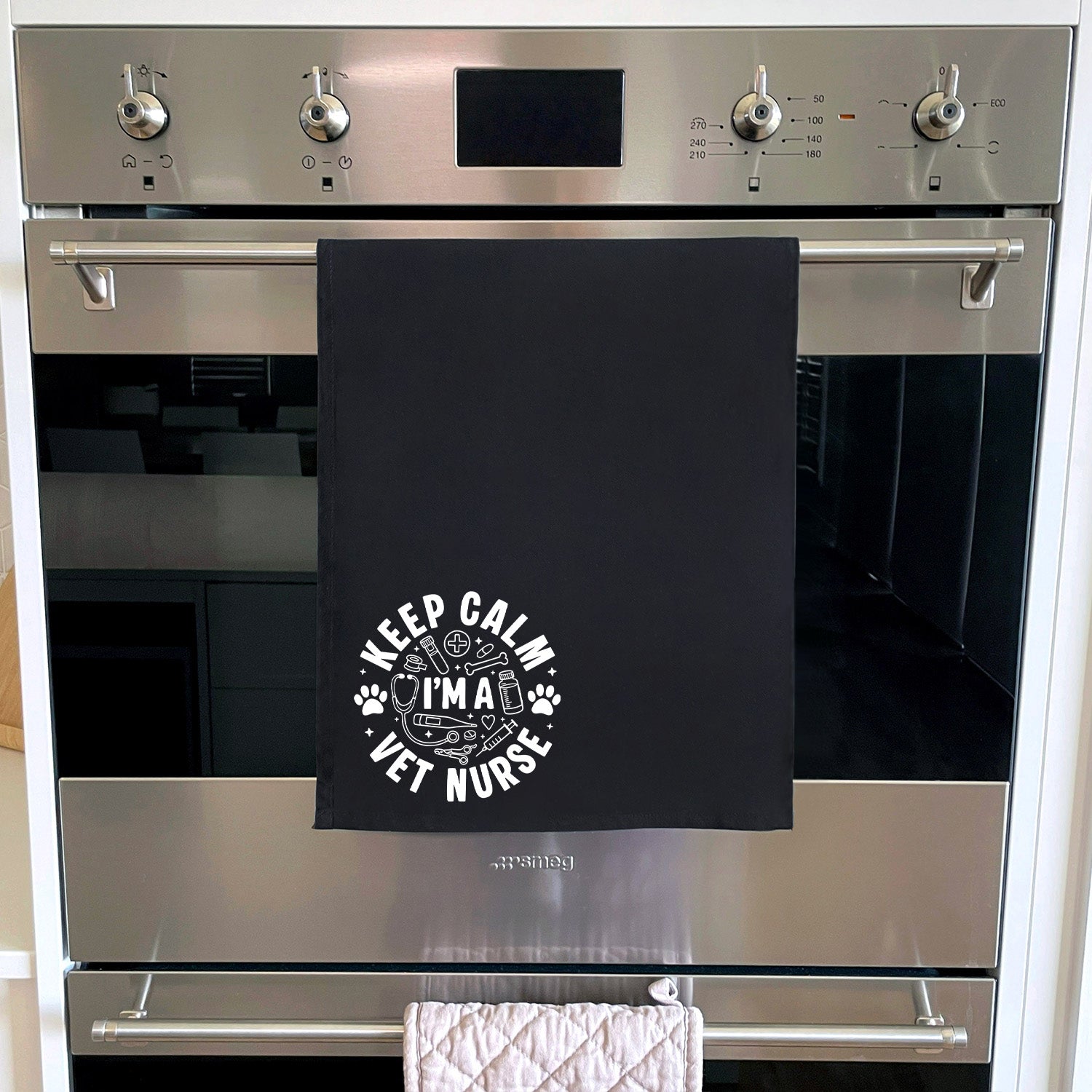 Keep Calm I'm A Vet Nurse Tea Towel