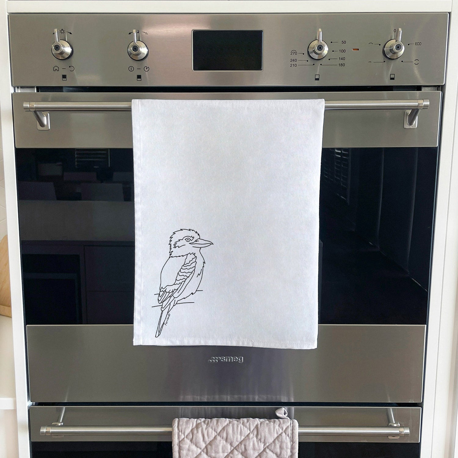 Kookaburra Tea Towel