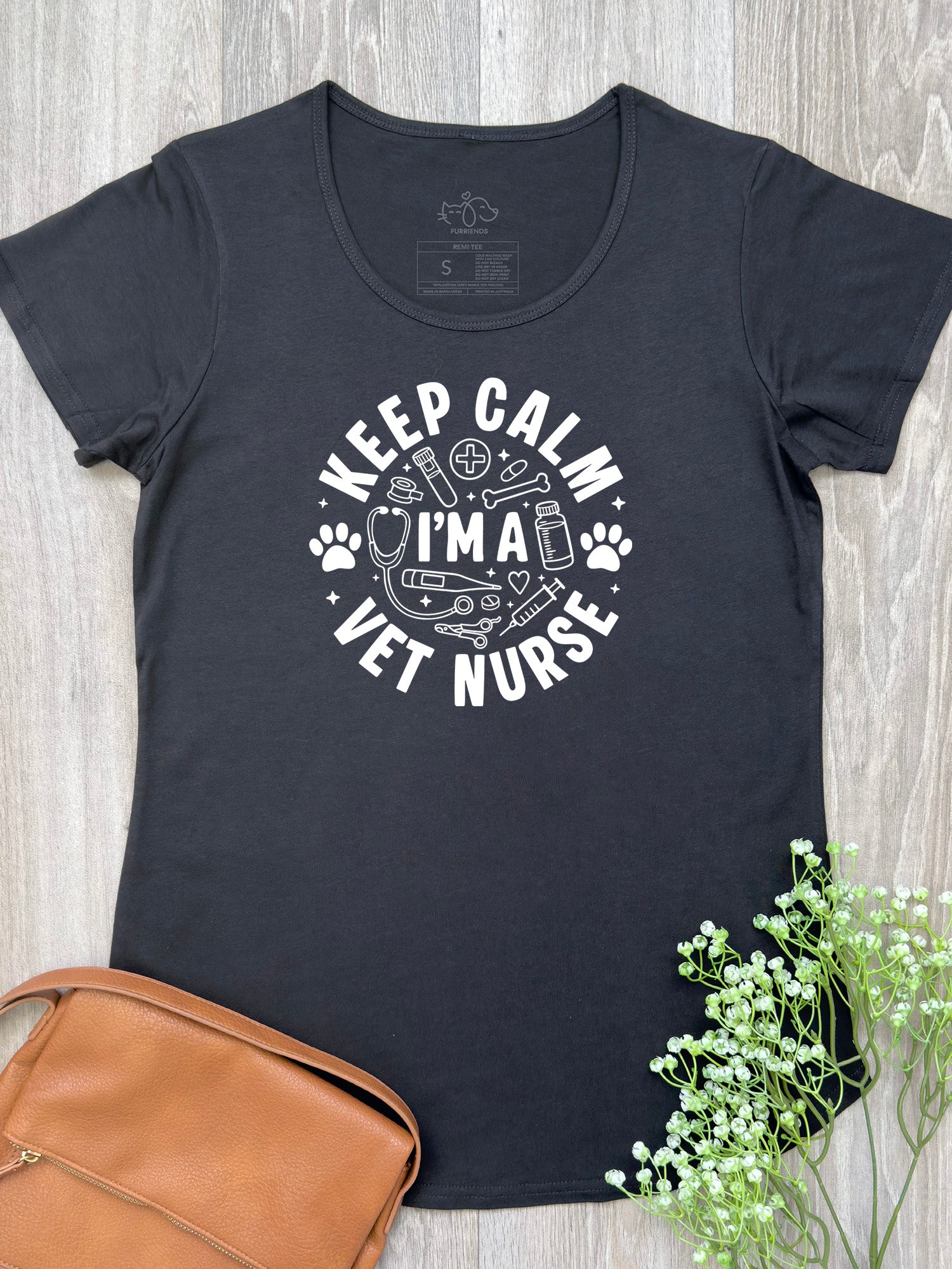 Keep Calm I'm A Vet Nurse Remi Women's Tee
