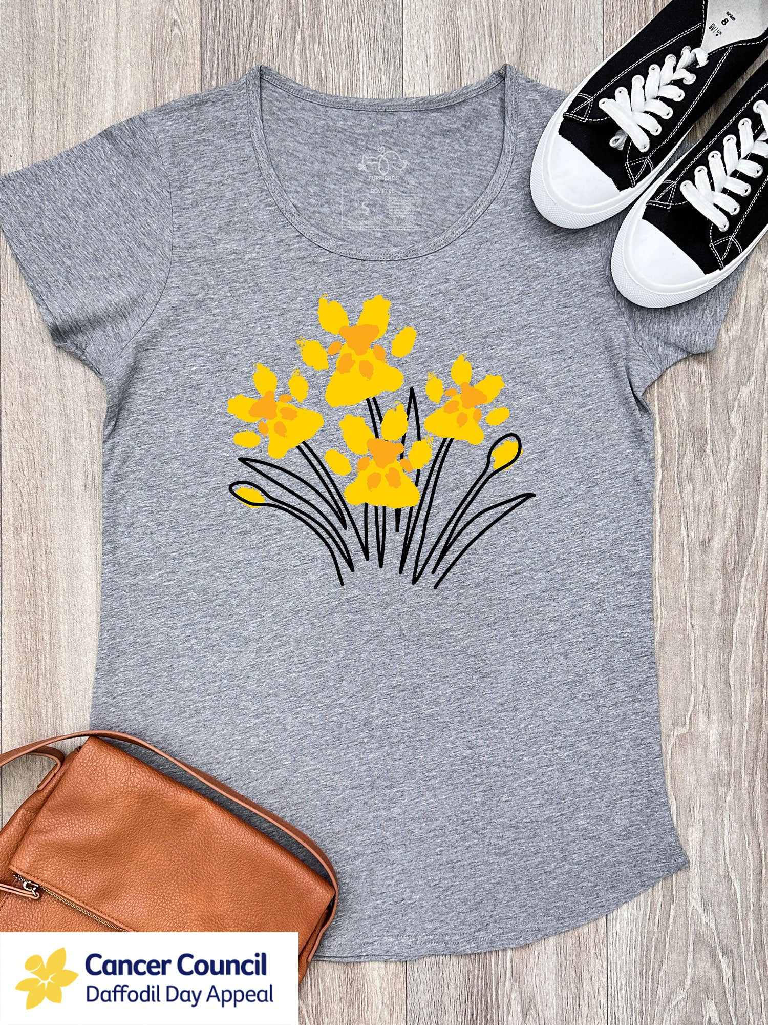 LIMITED EDITION Pawsitive Blooms Remi Scoop Neck Women's Tee