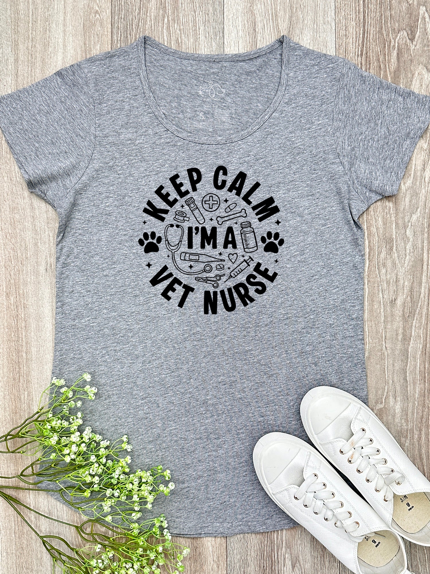 Keep Calm I'm A Vet Nurse Remi Women's Tee