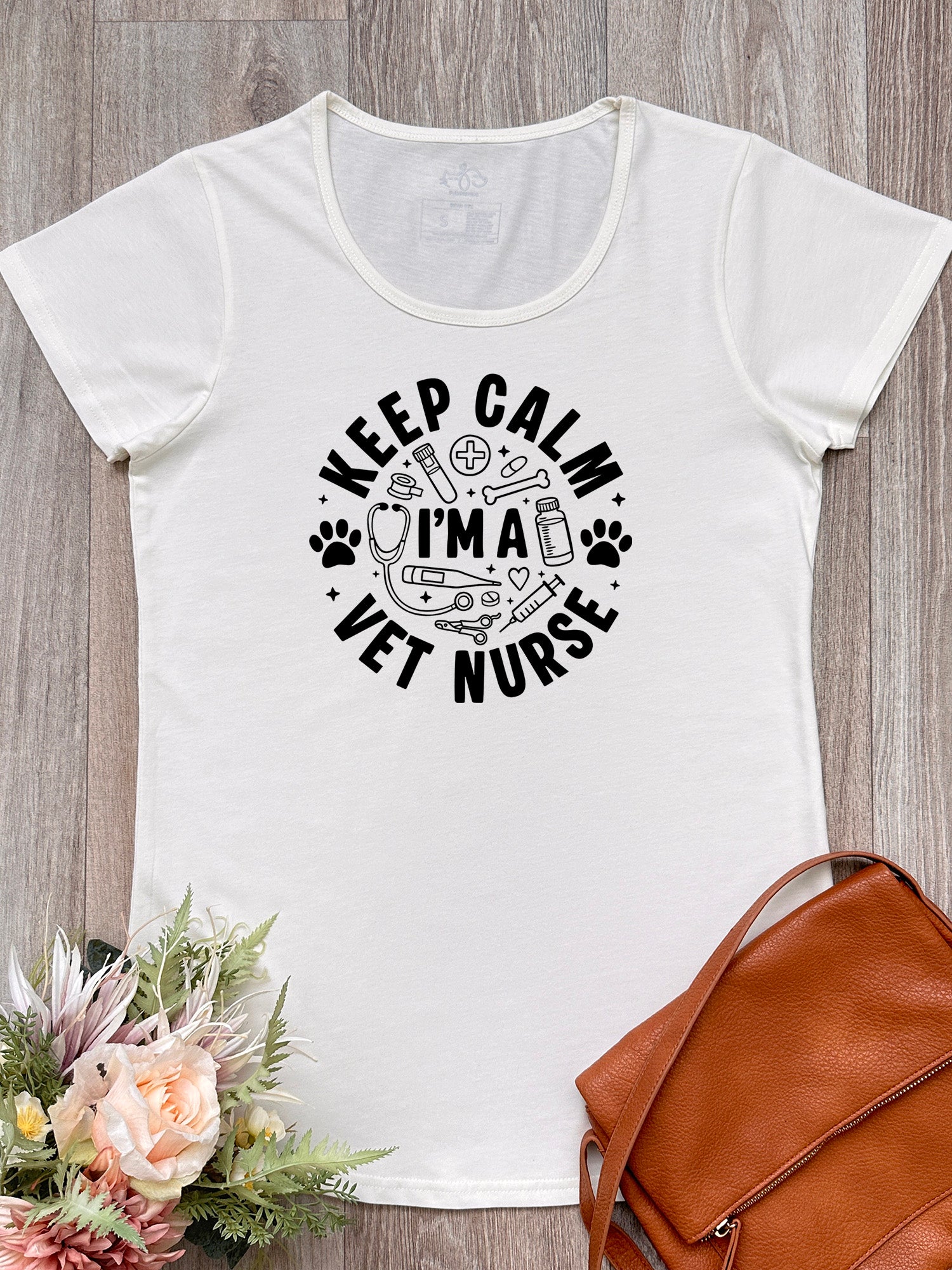 Keep Calm I'm A Vet Nurse Remi Women's Tee