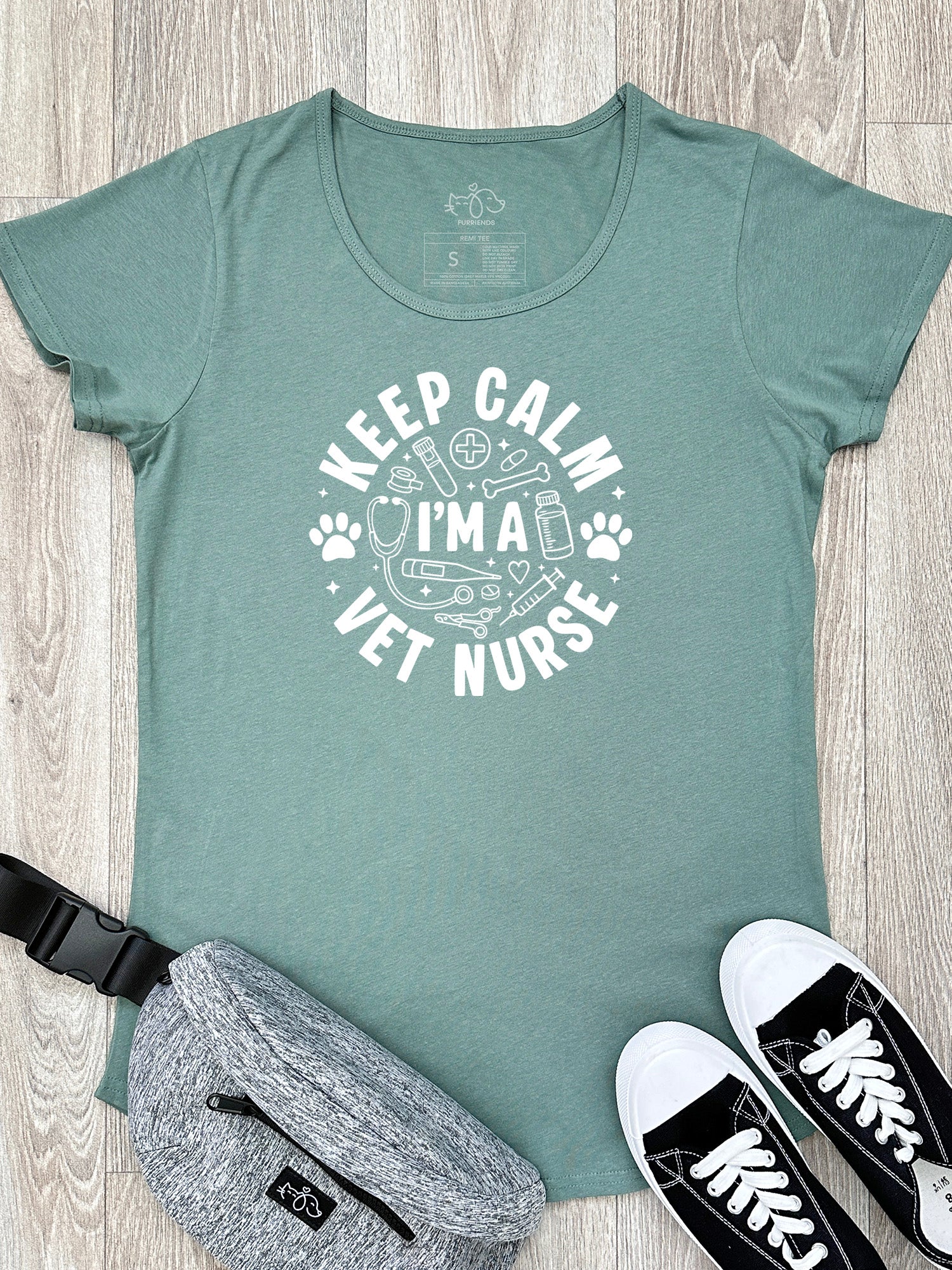 Keep Calm I'm A Vet Nurse Remi Women's Tee