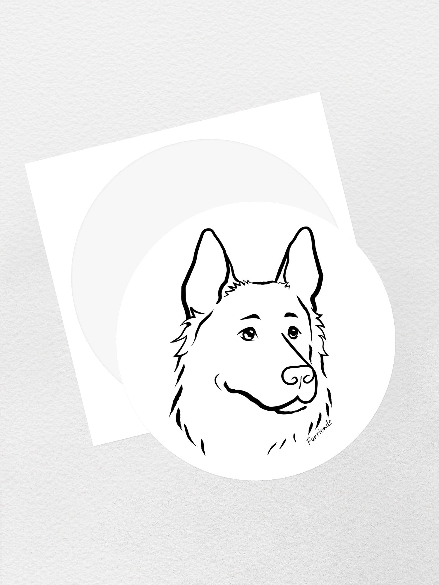 German Shepherd Sticker