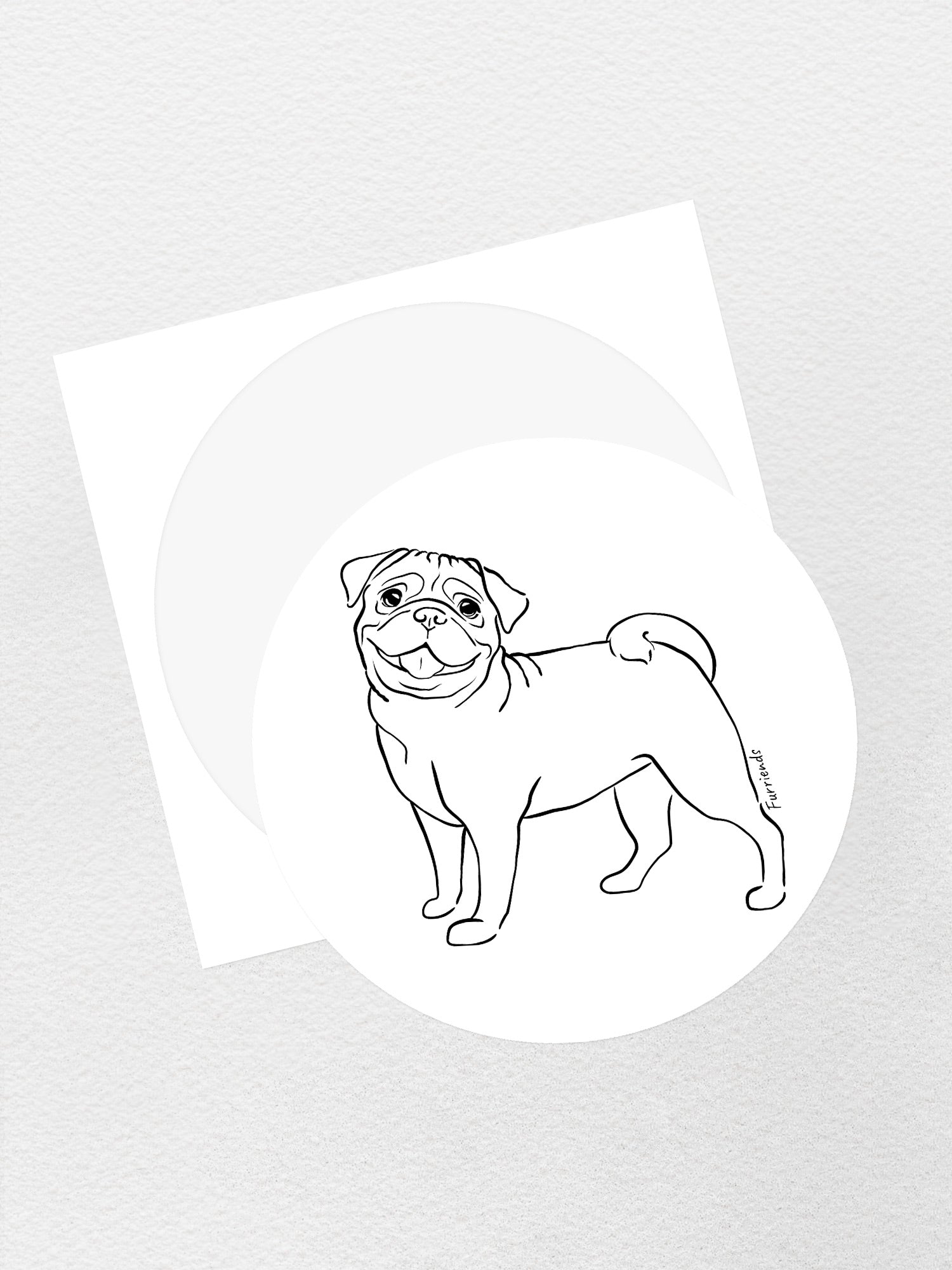 Pug Sticker