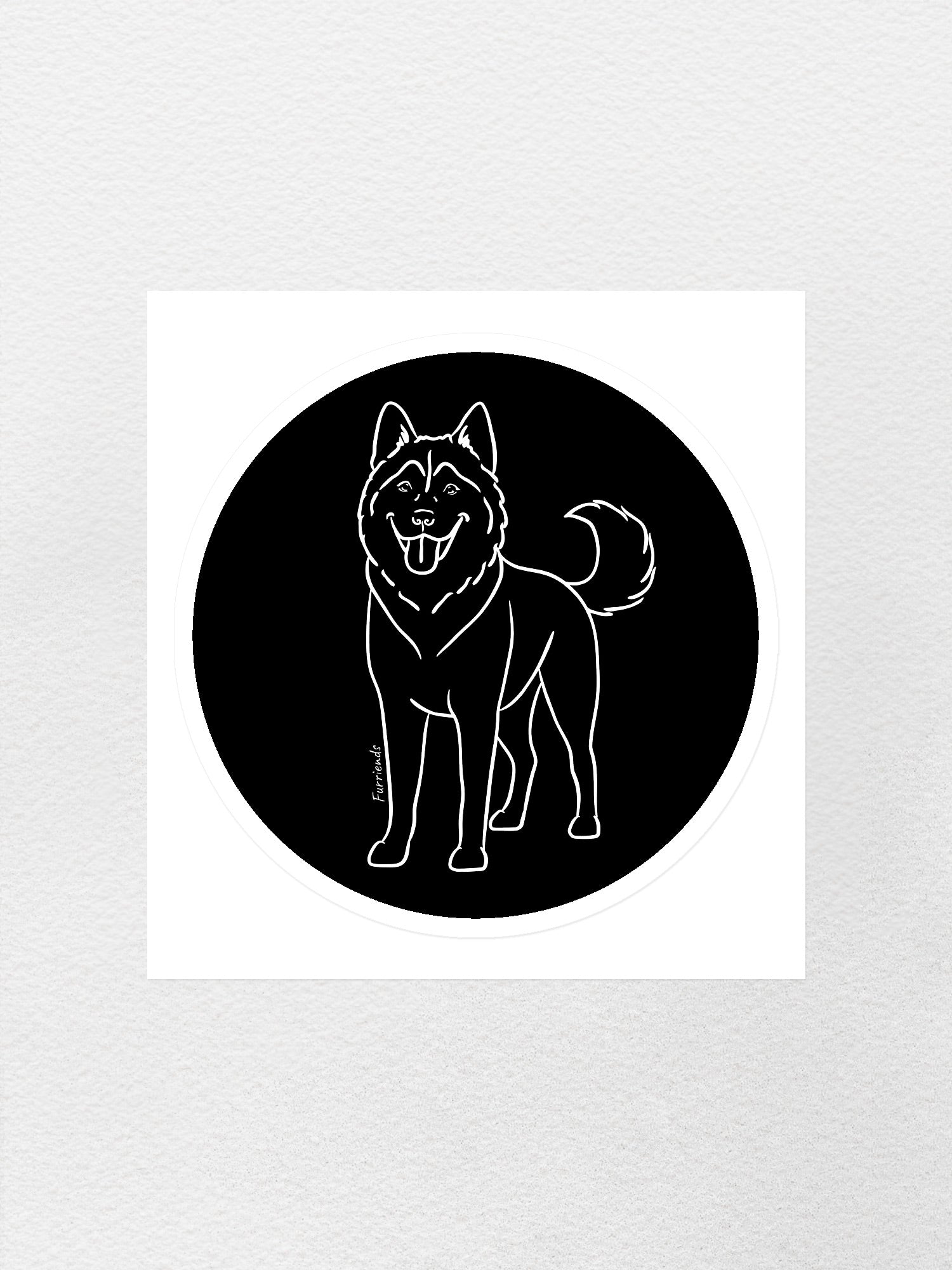 Husky Sticker
