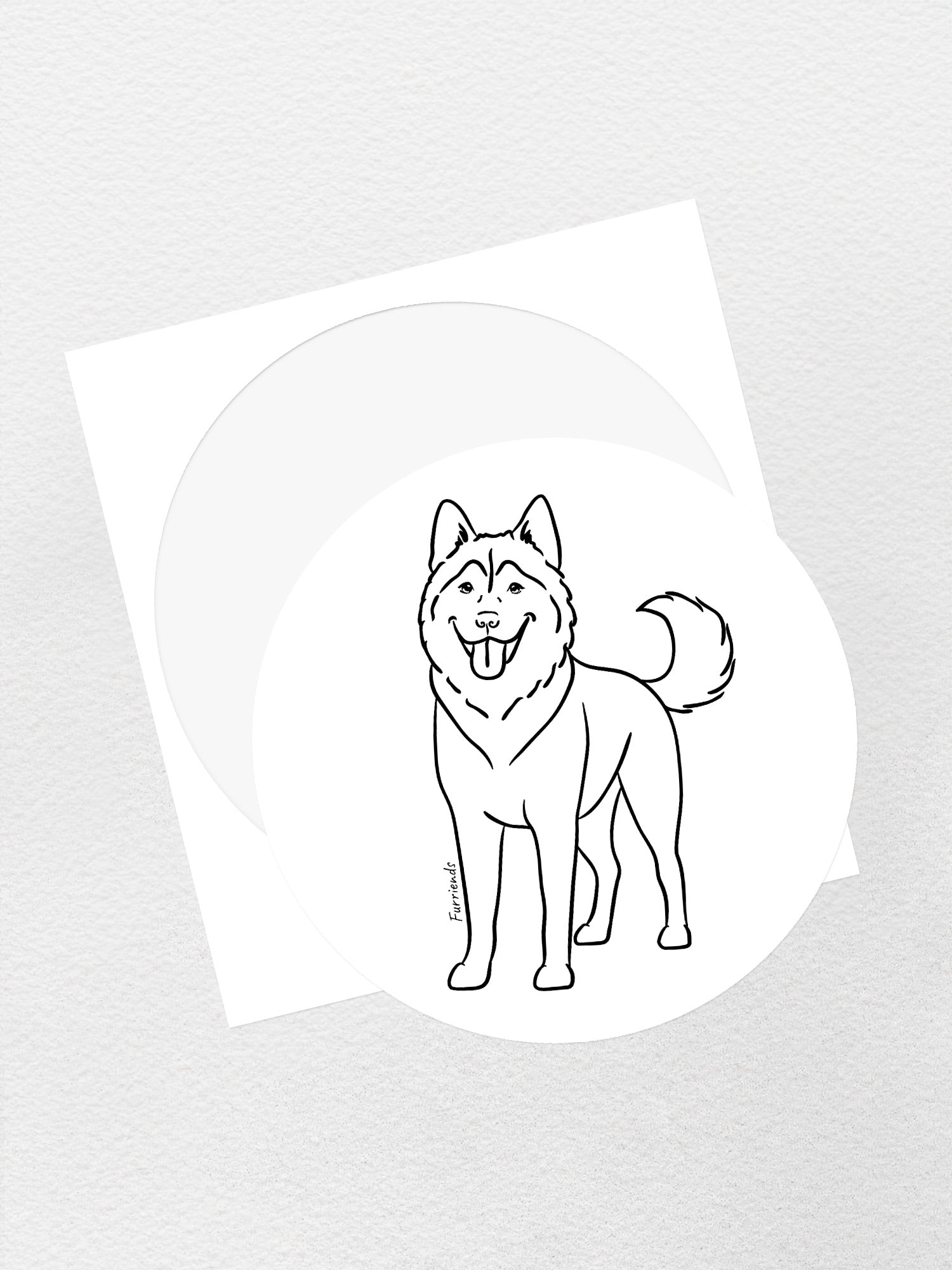Husky Sticker