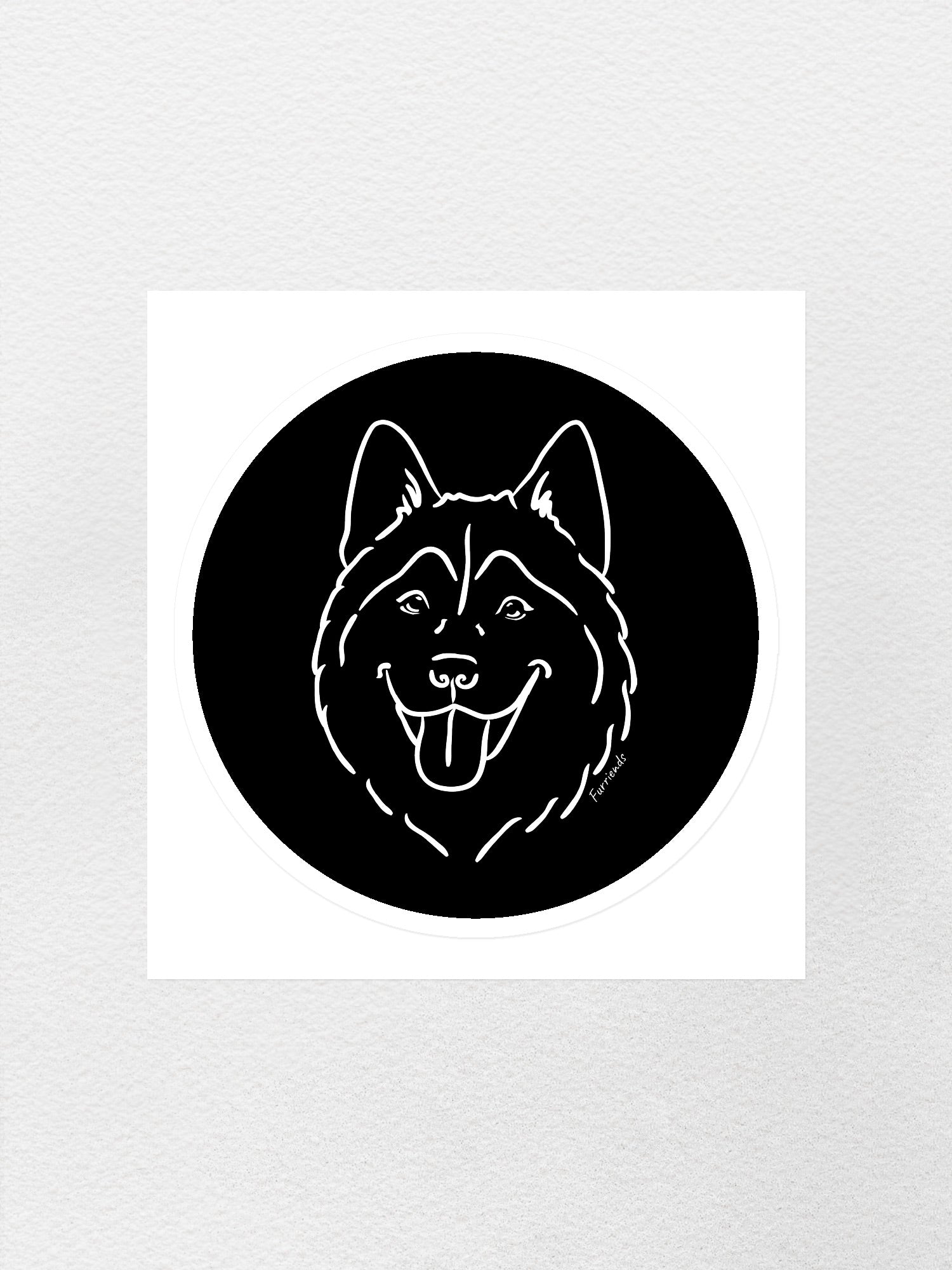 Husky Sticker
