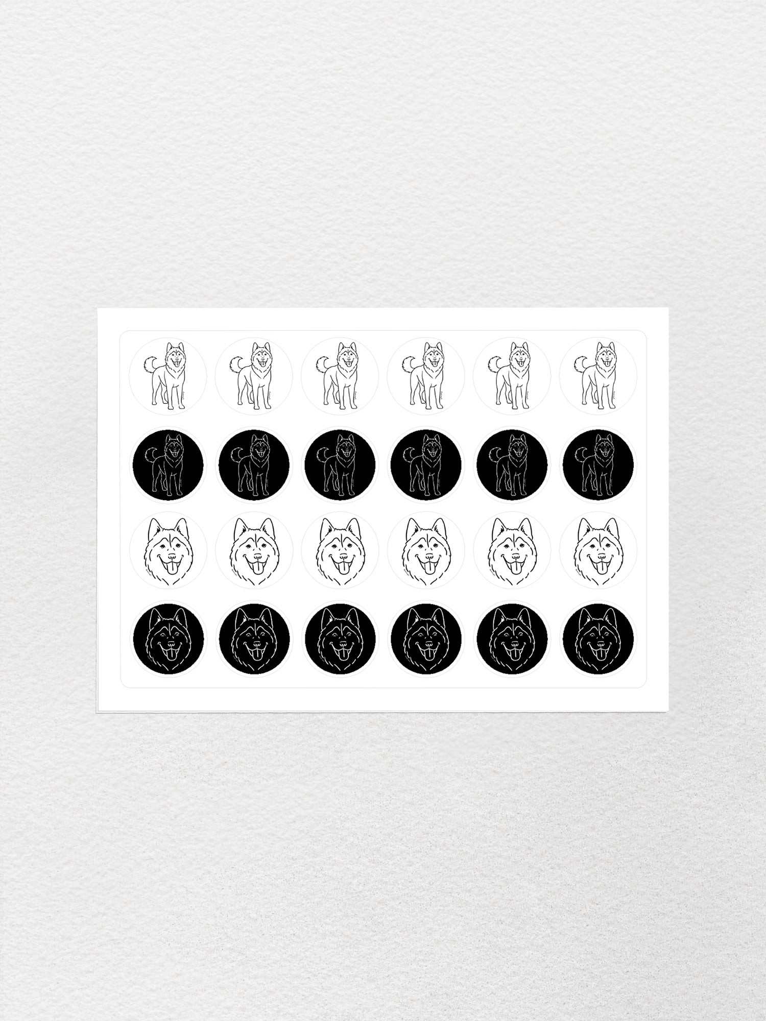 Husky Sticker Sheet
