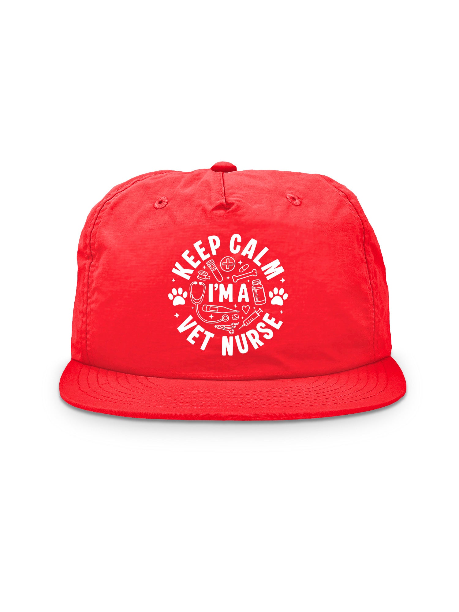 Keep Calm I'm A Vet Nurse Quick-Dry Cap