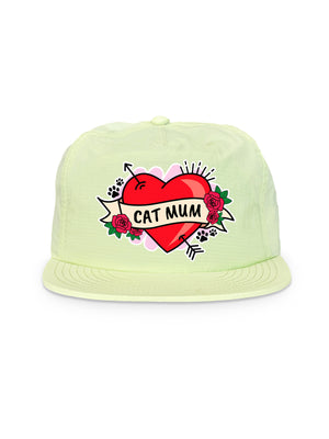 Cat Mum Heart Tattoo Quick-Dry Cap