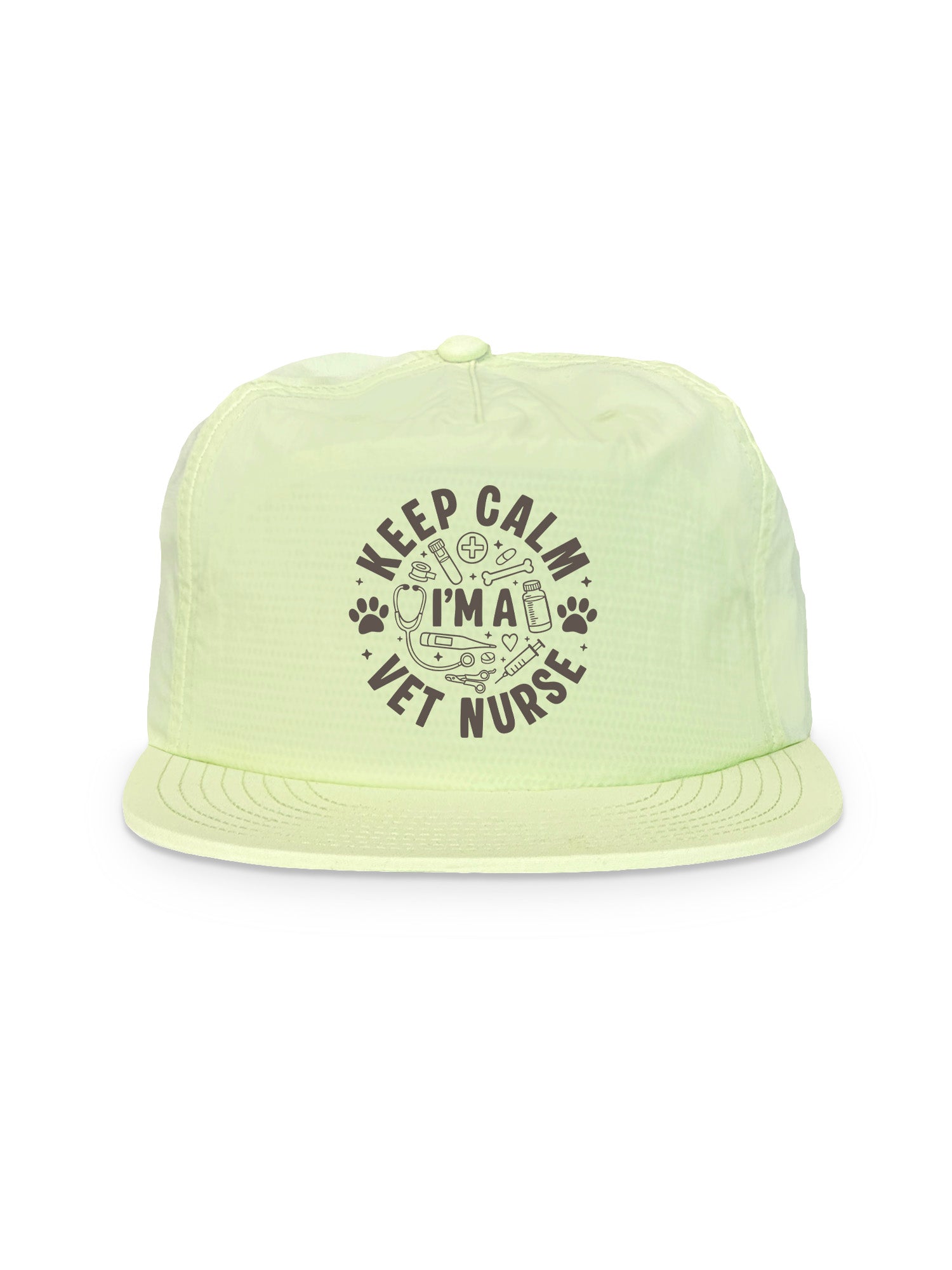 Keep Calm I'm A Vet Nurse Quick-Dry Cap