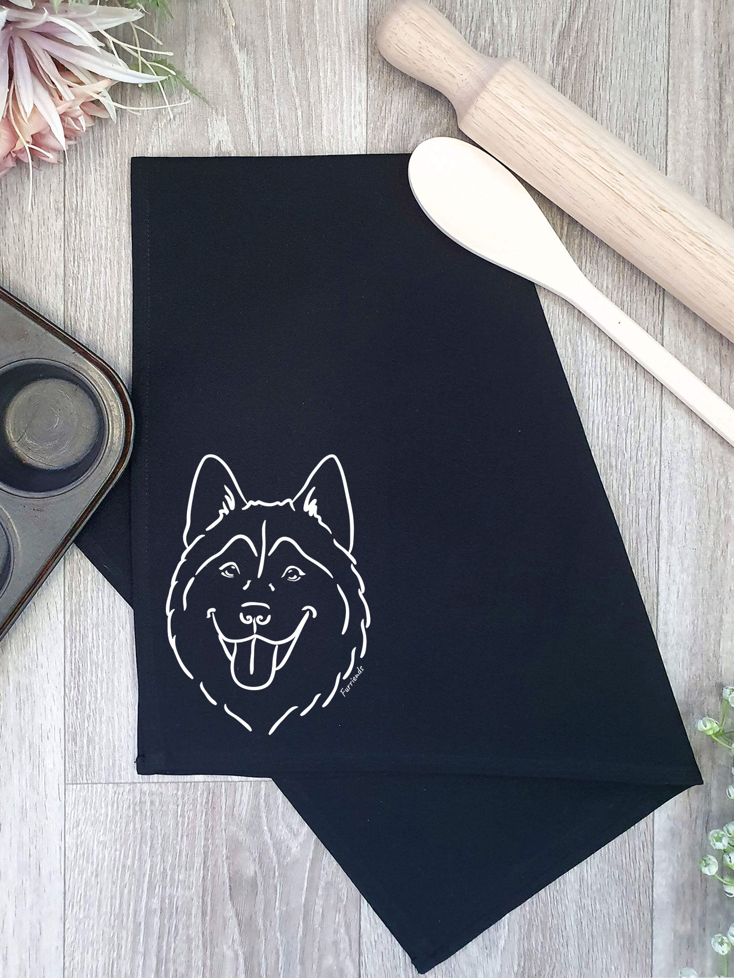 Husky Tea Towel