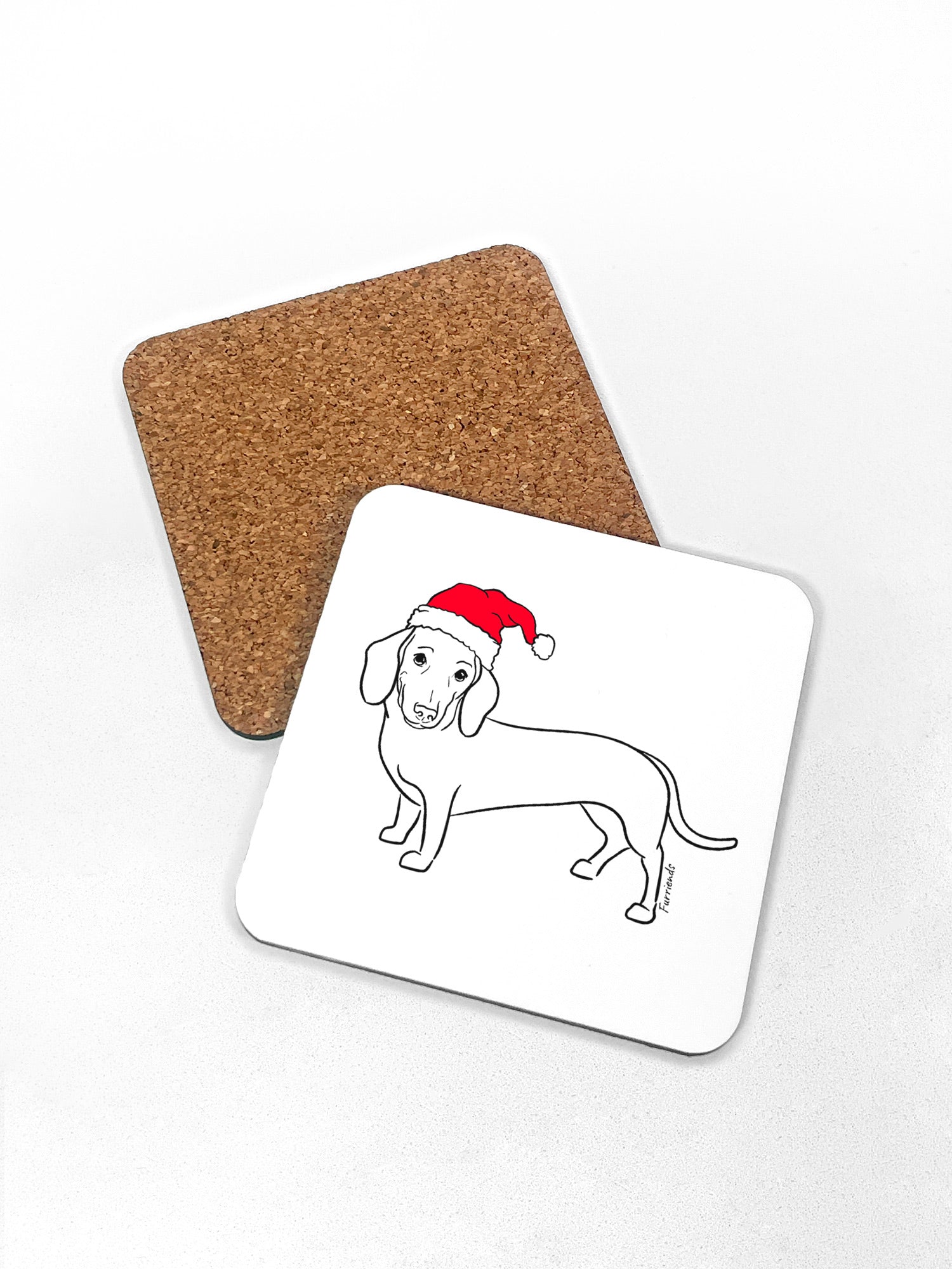Dachshund Christmas Edition Coaster