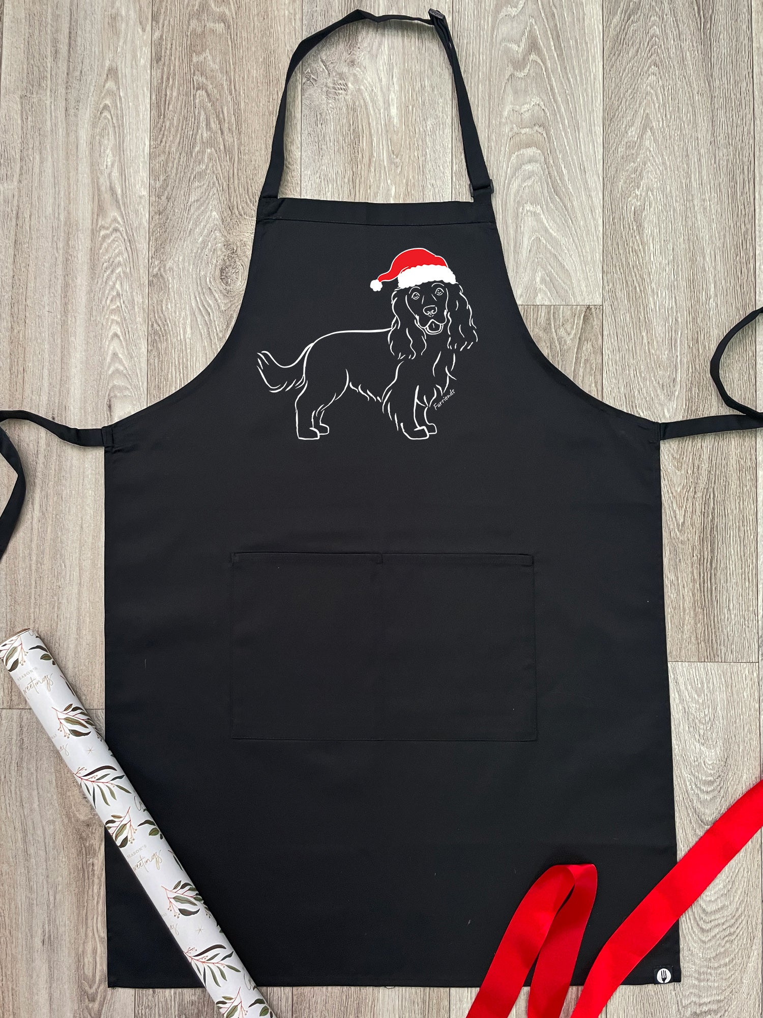 Cocker Spaniel Christmas Edition Bib Apron