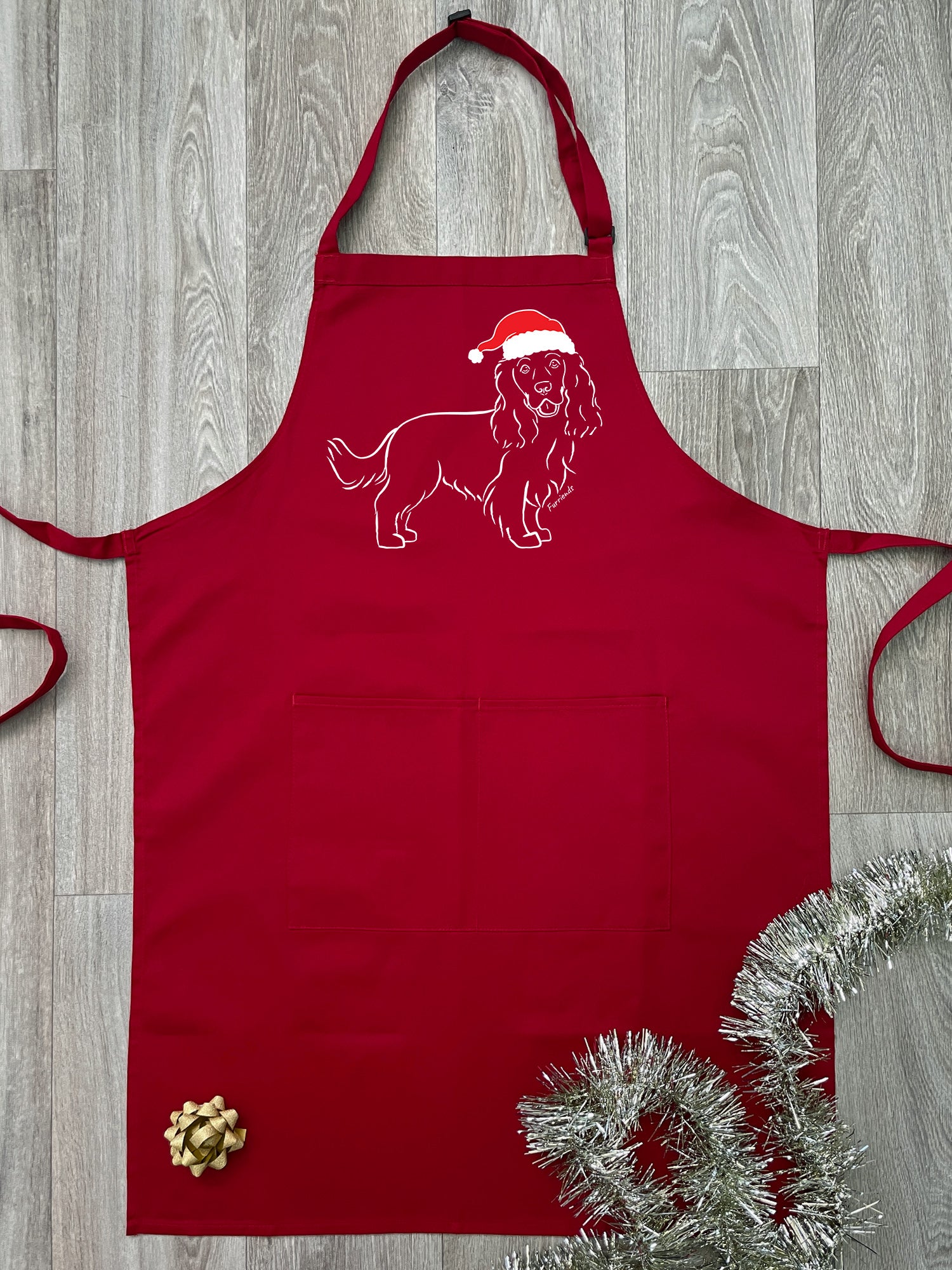 Cocker Spaniel Christmas Edition Bib Apron