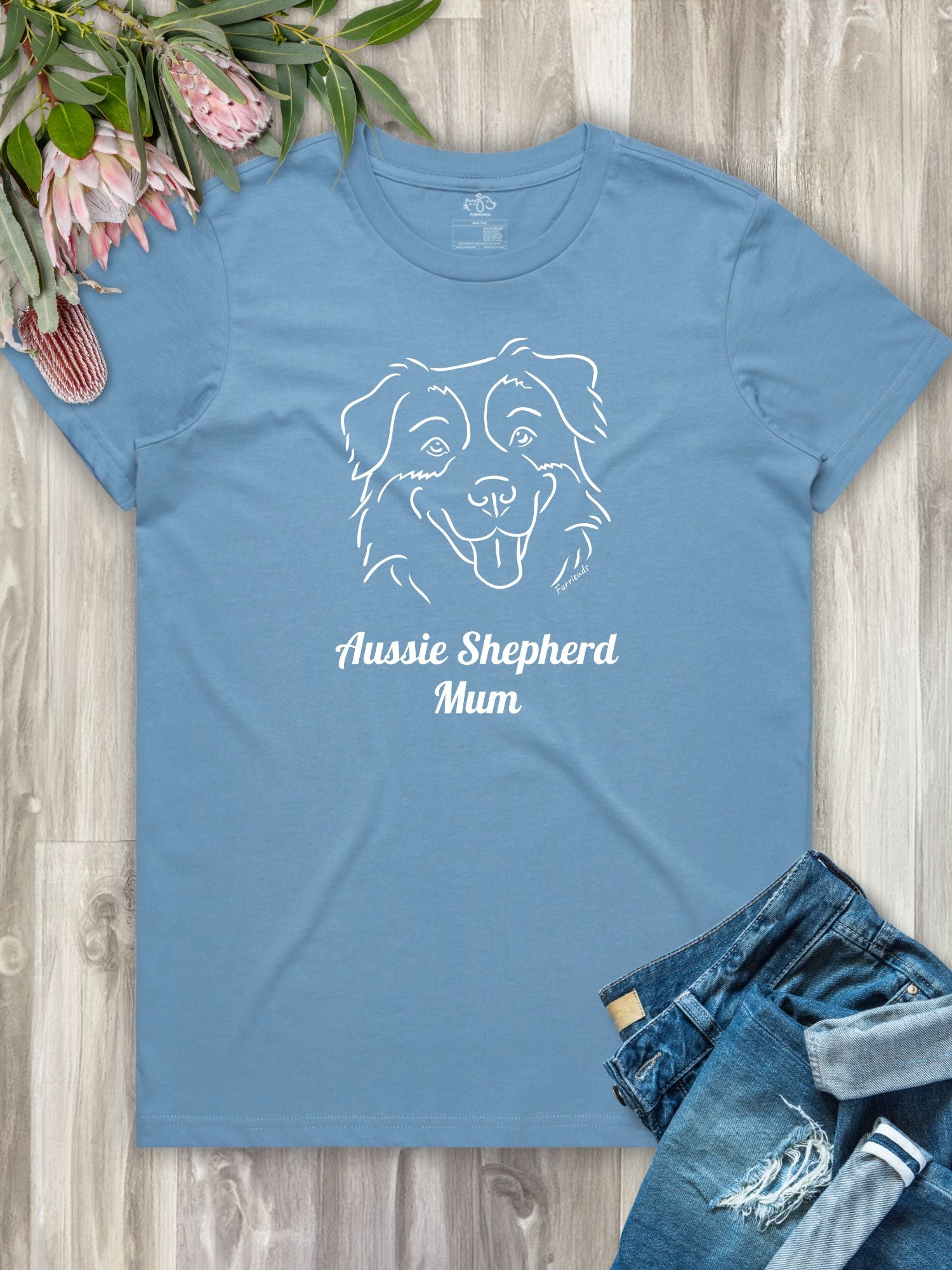 Aussie Shepherd Mum Regular Fit T-shirt