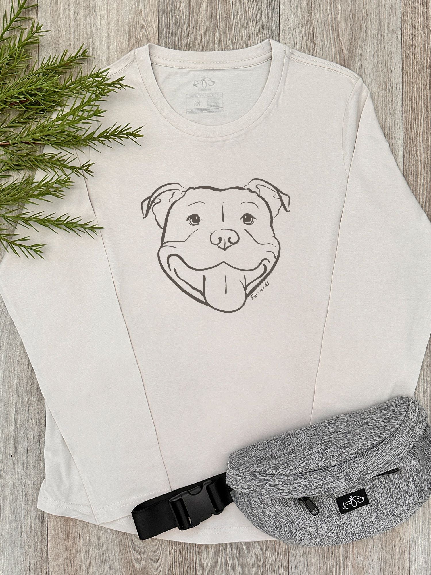 Staffordshire Bull Terrier Olivia Women's Long Sleeve T-Shirt