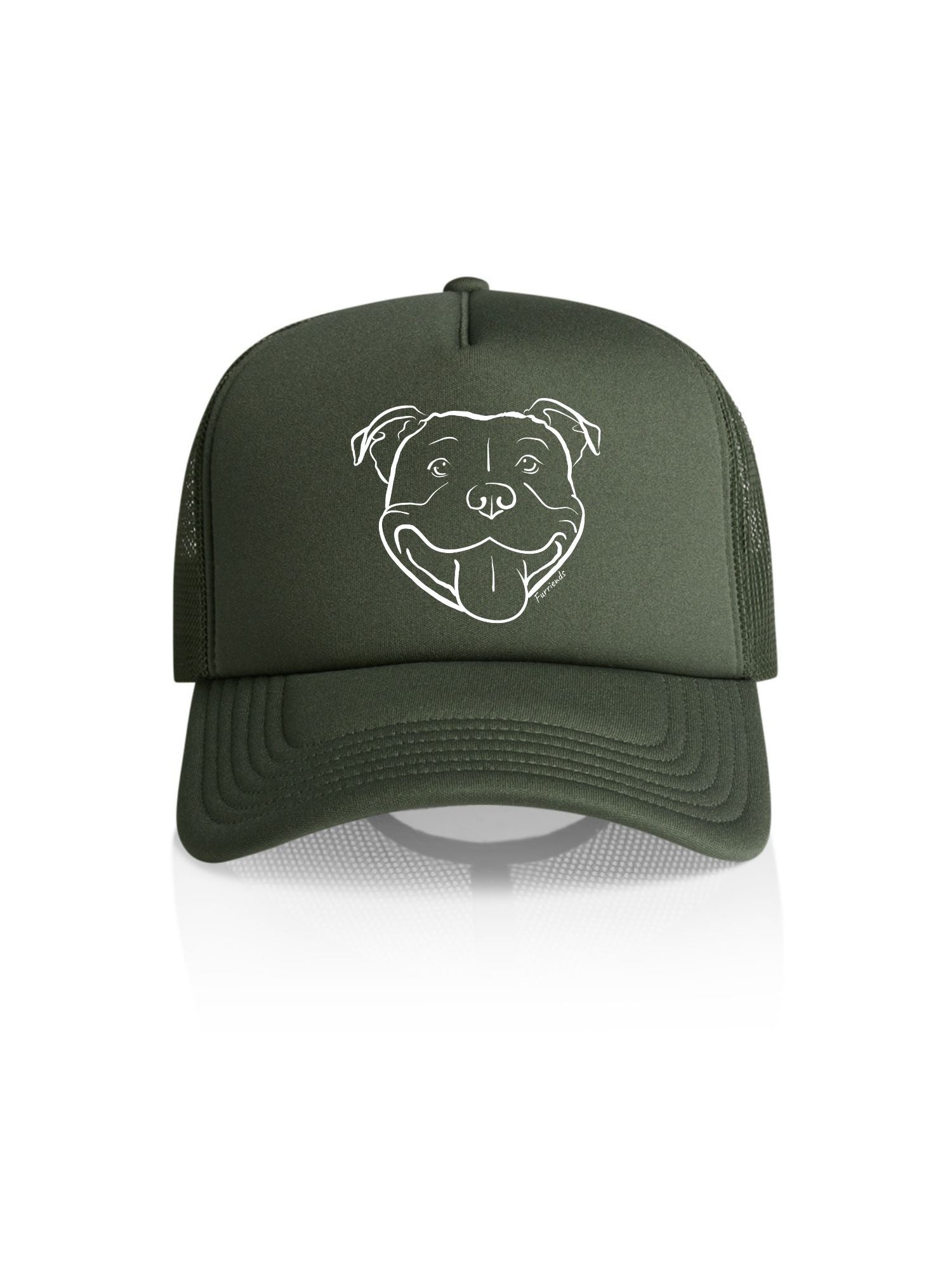 Staffordshire Bull Terrier Foam Trucker Cap