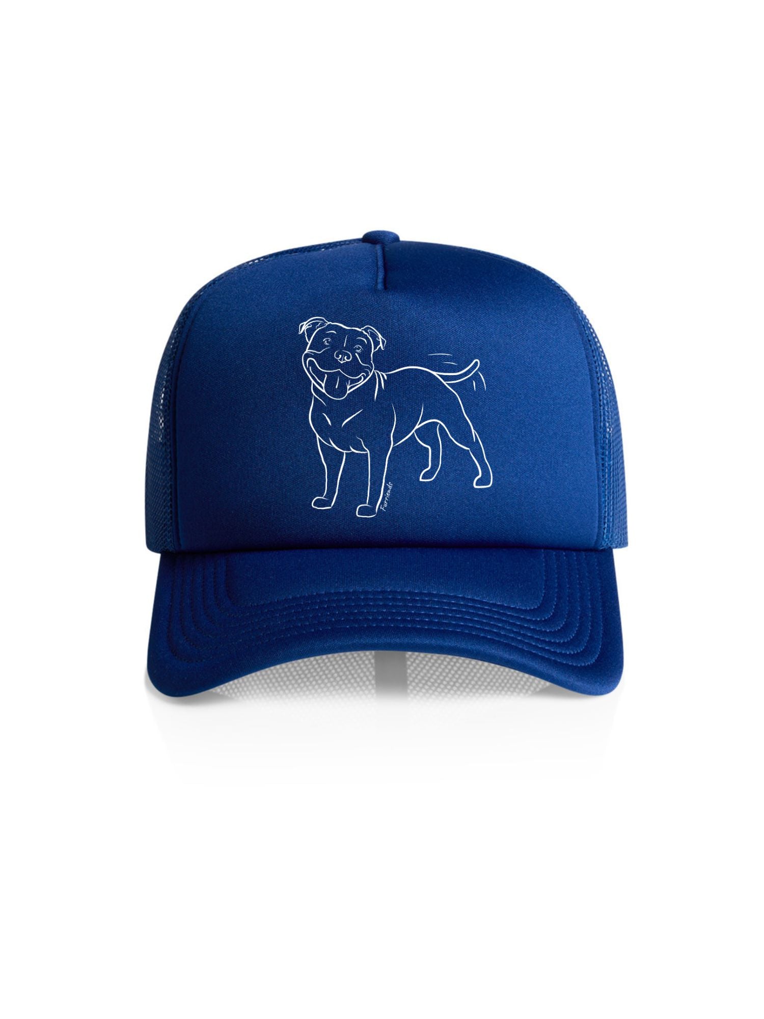 Staffordshire Bull Terrier Foam Trucker Cap