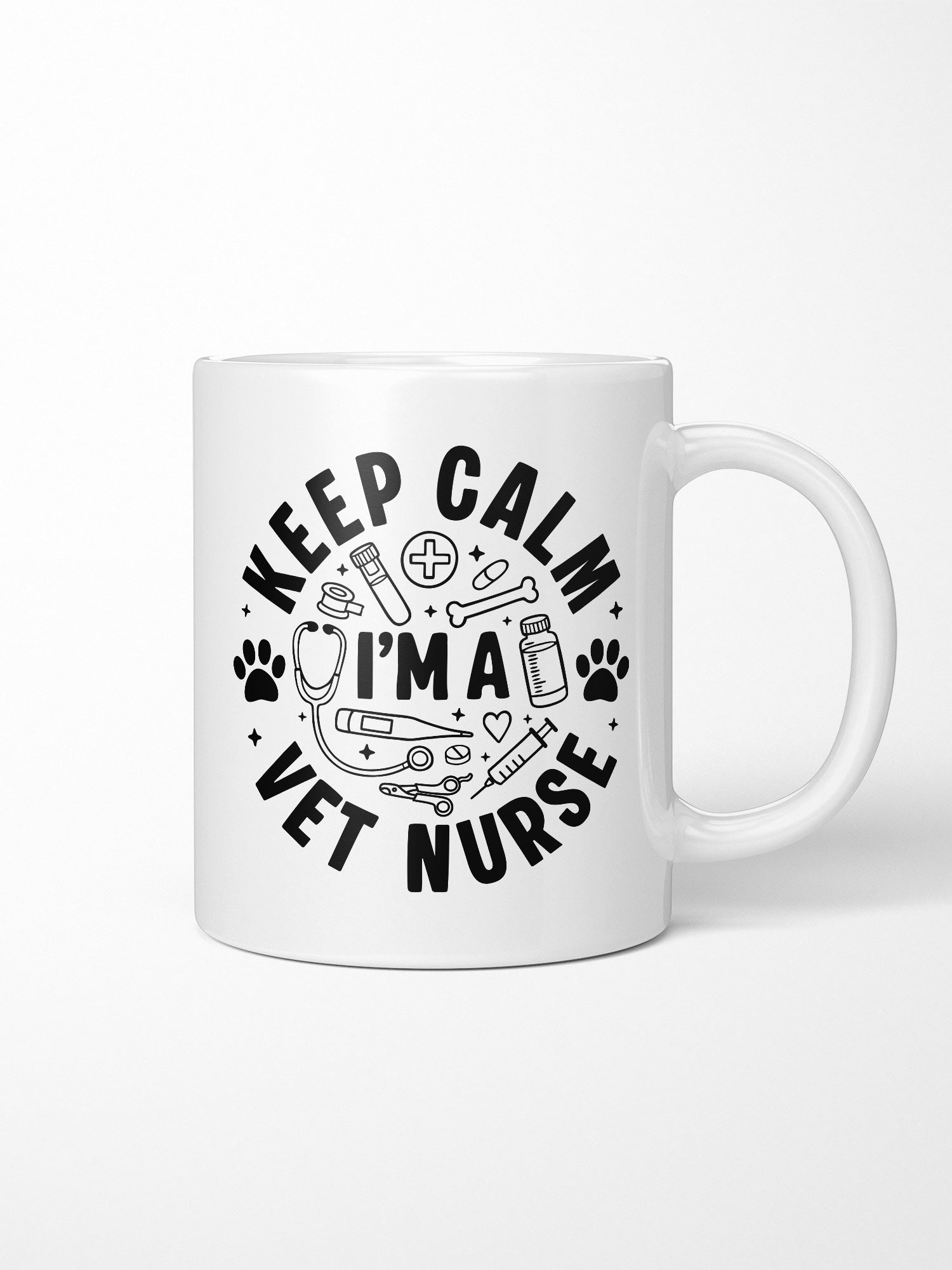 Keep Calm I'm A Vet Nurse Ceramic Mug