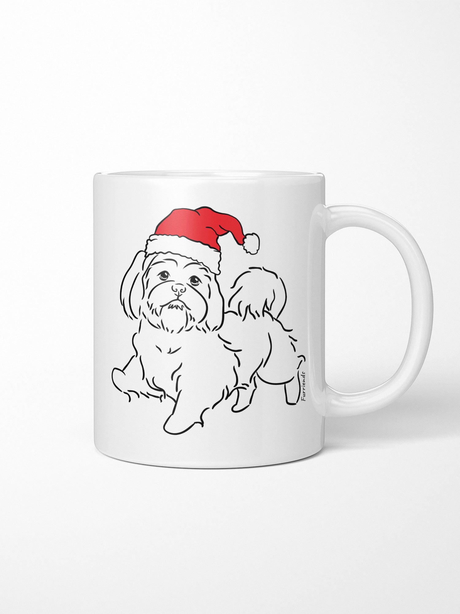 Shih Tzu Christmas Edition Ceramic Mug