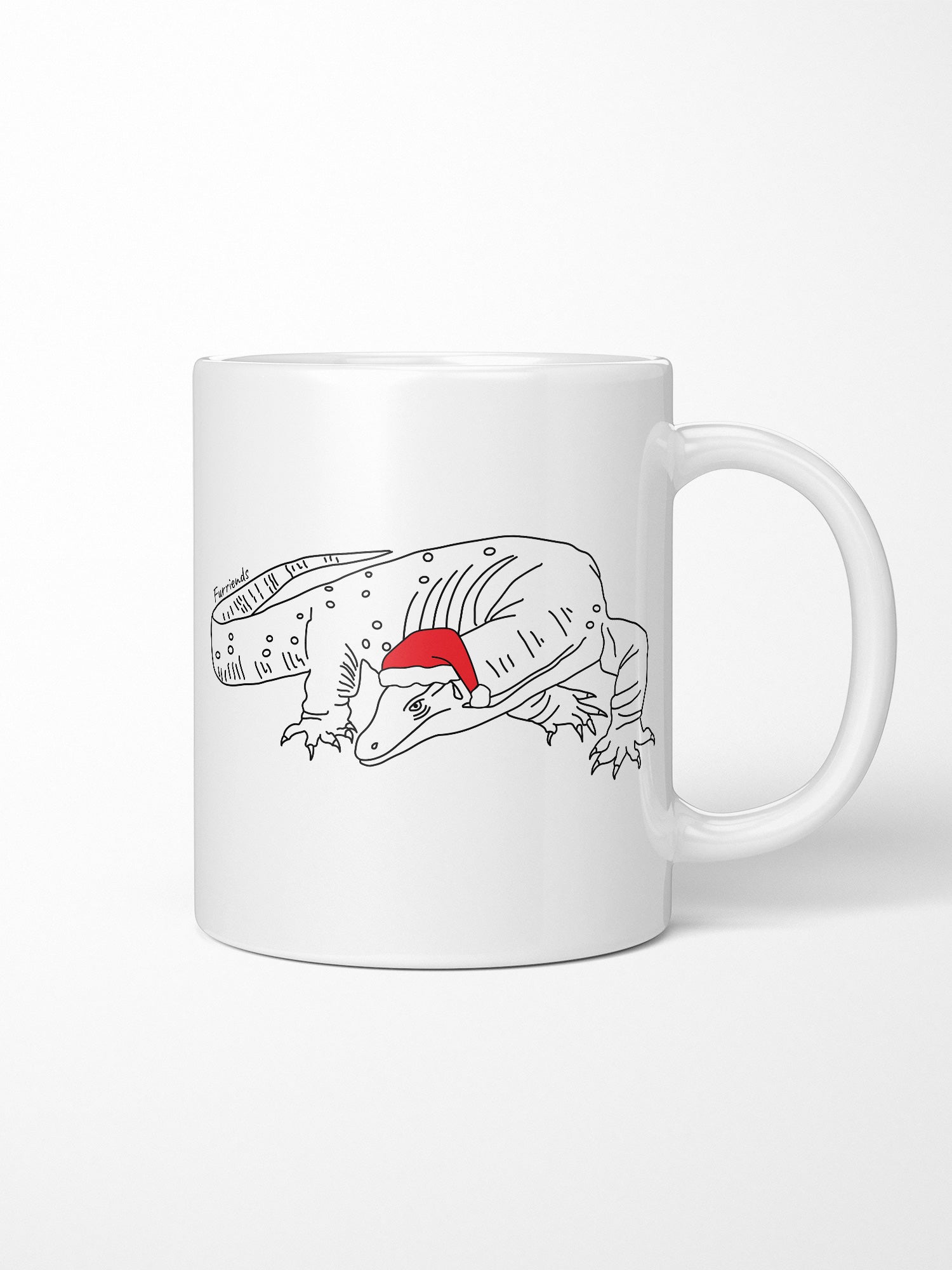 Lace Monitor Christmas Edition Ceramic Mug