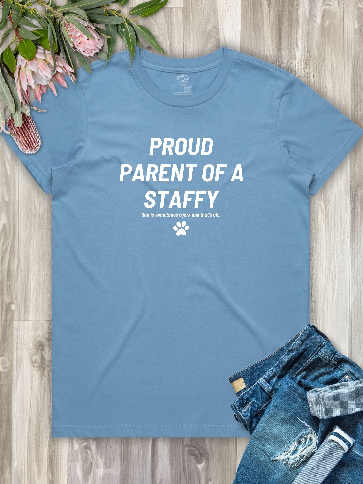Proud Parent Of A Staffy Regular Fit T-Shirt