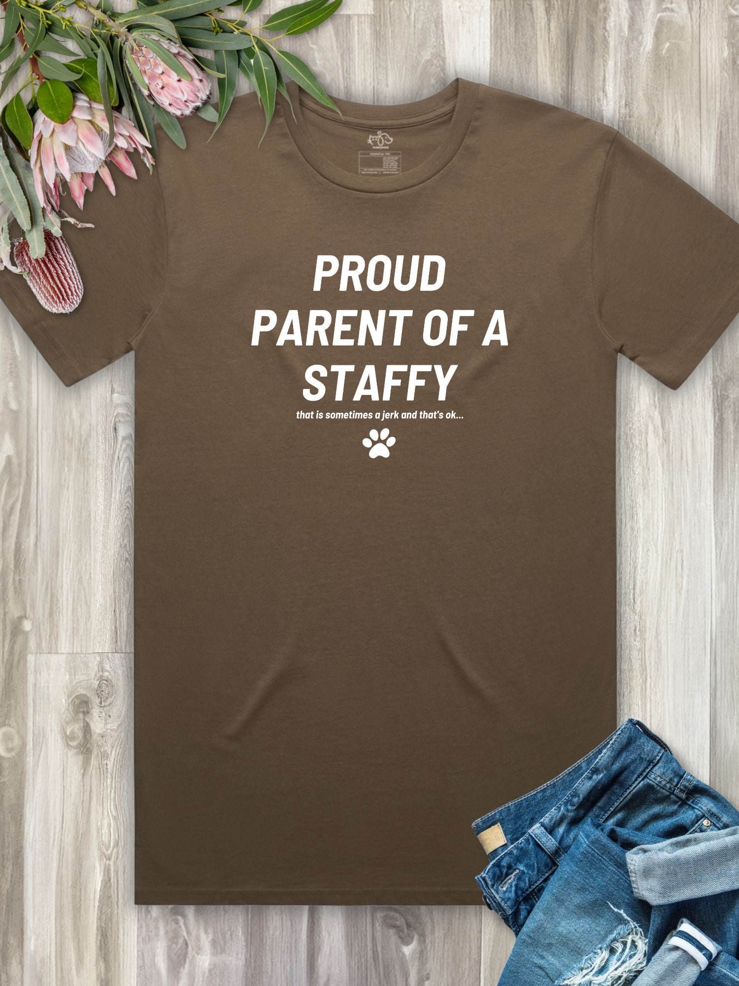 Proud Parent Of A Staffy Regular Fit T-Shirt