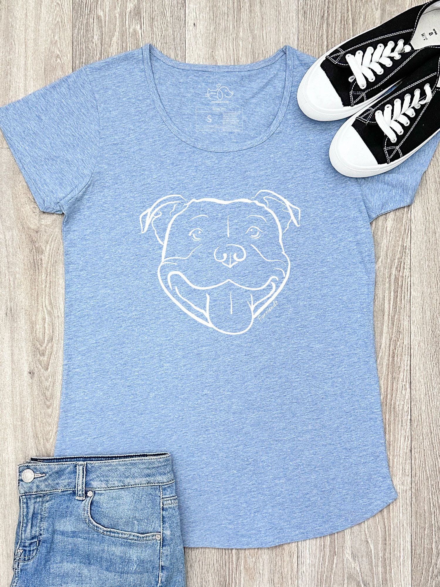 Staffordshire Bull Terrier Remi Women's Scoop Neck T-Shirt