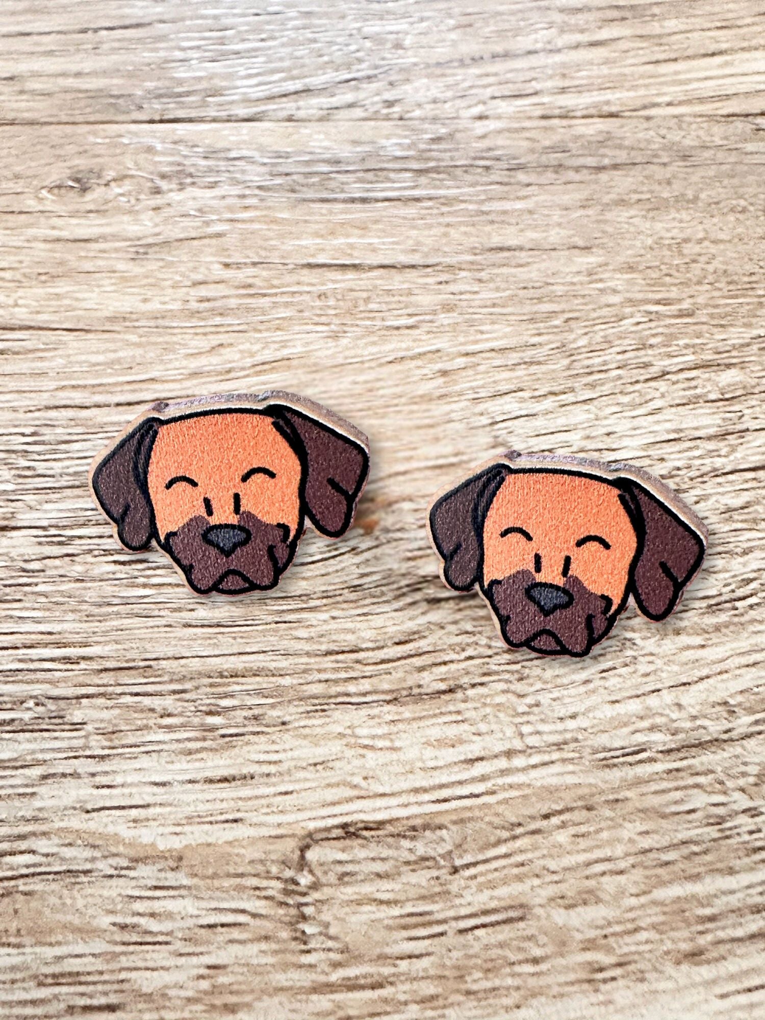 Rhodesian Ridgeback ColourPop Stud Earrings