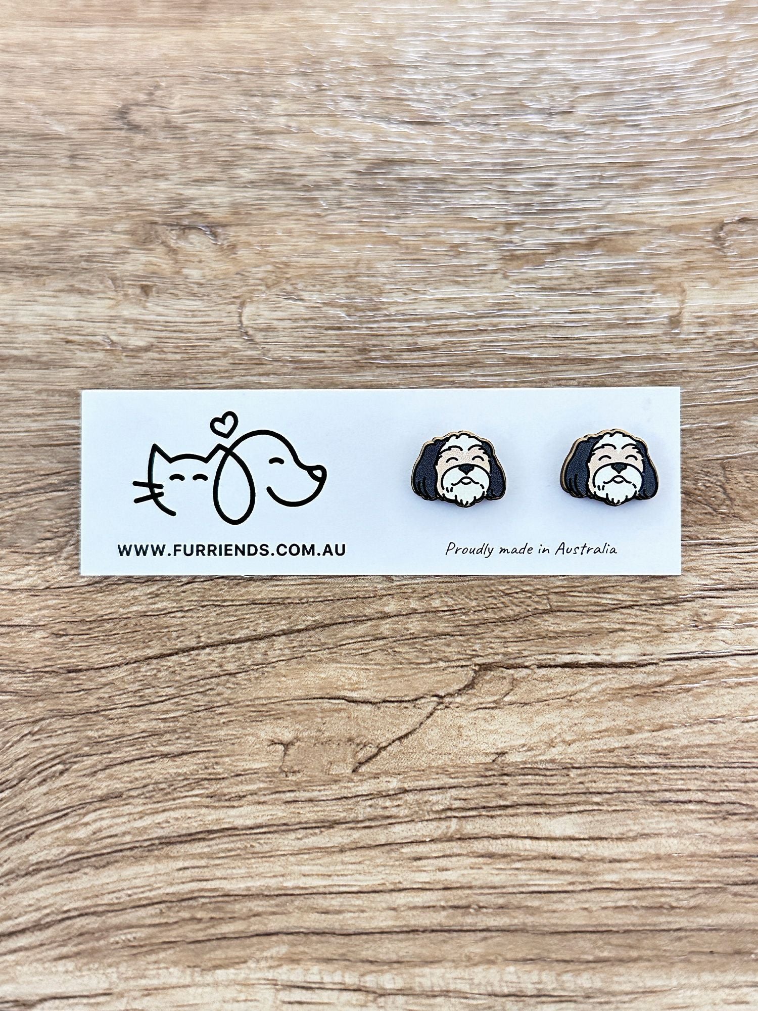 Shih Tzu ColourPop Stud Earrings