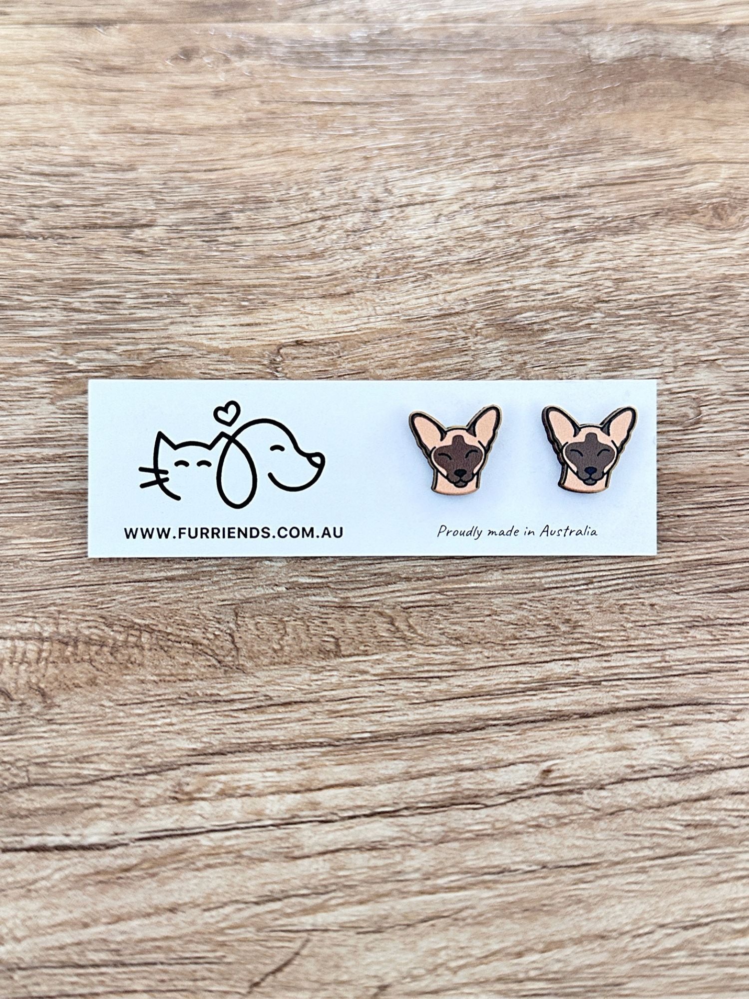 Siamese ColourPop Stud Earrings