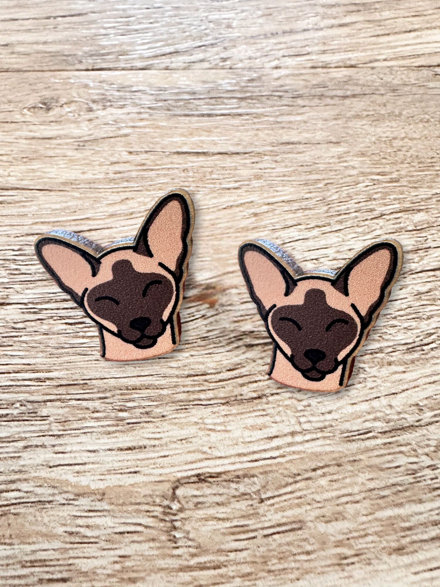 Siamese ColourPop Stud Earrings