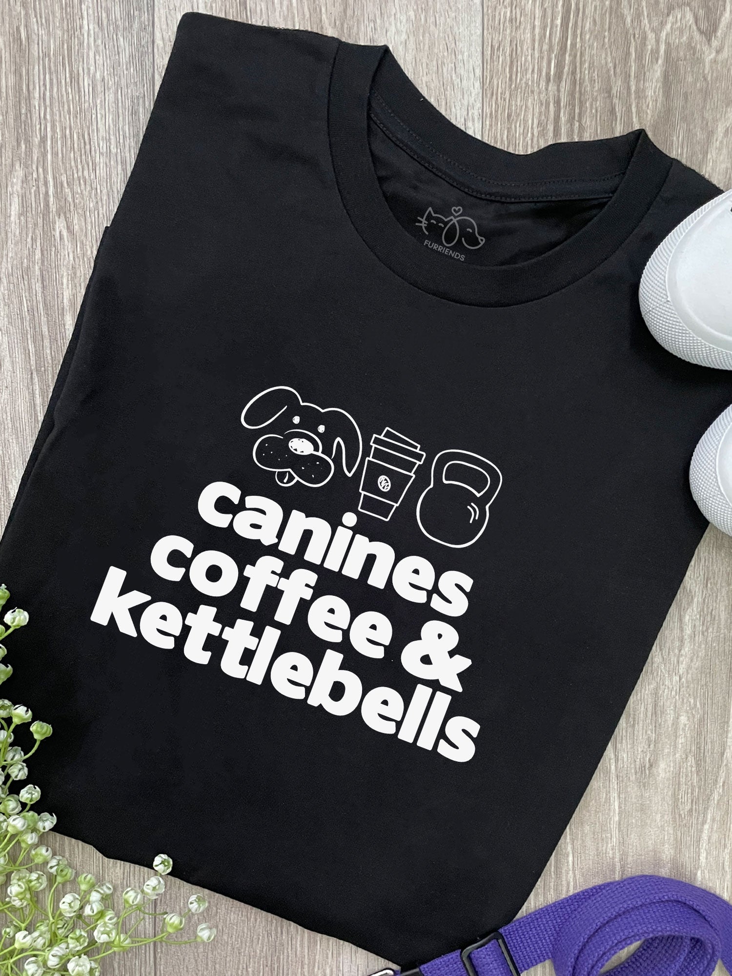 Canines, Coffee & Kettlebells Ava Women's Regular Fit Tee
