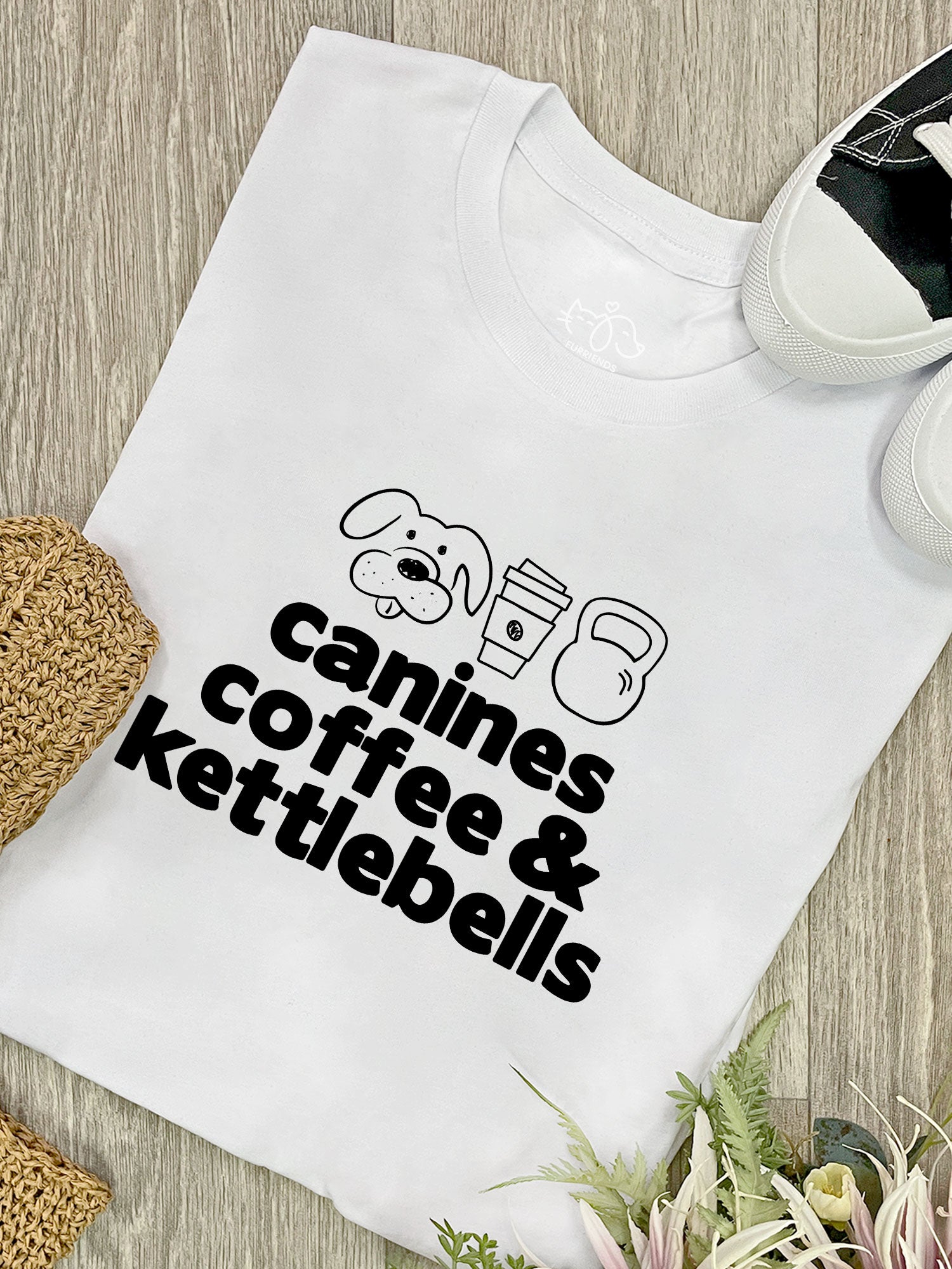 Canines, Coffee & Kettlebells Ava Women's Regular Fit Tee
