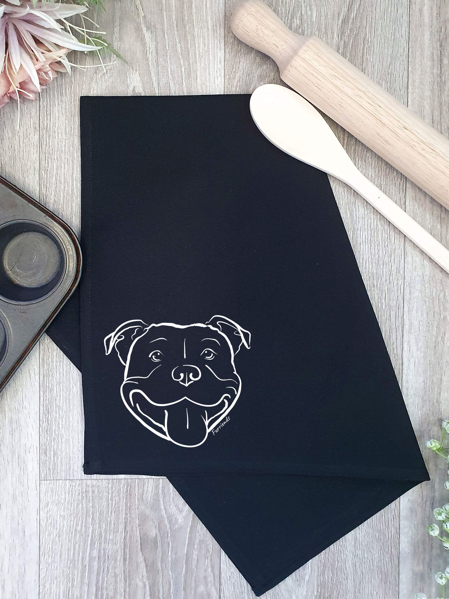 Staffordshire Bull Terrier Tea Towel