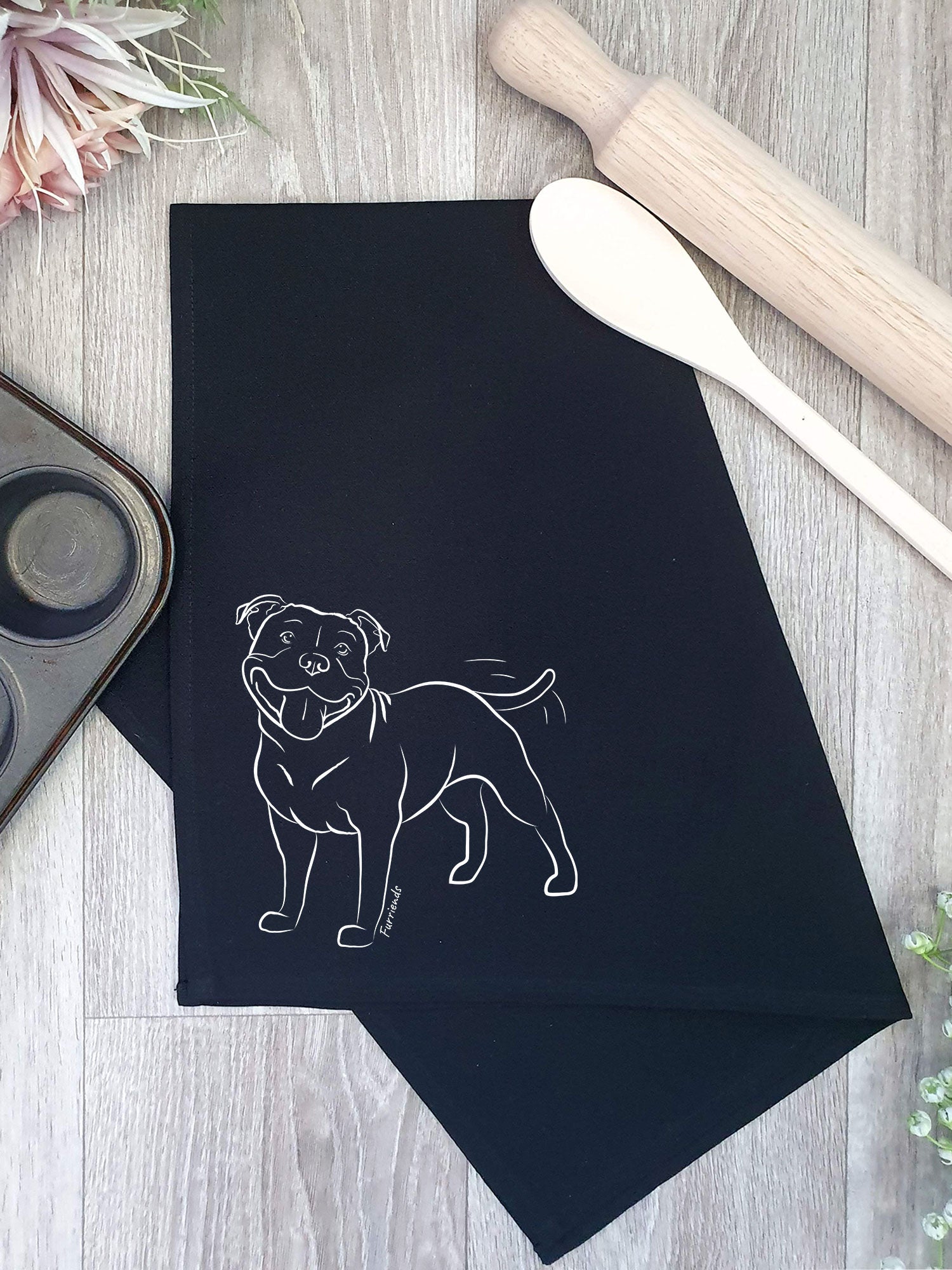 Staffordshire Bull Terrier Tea Towel