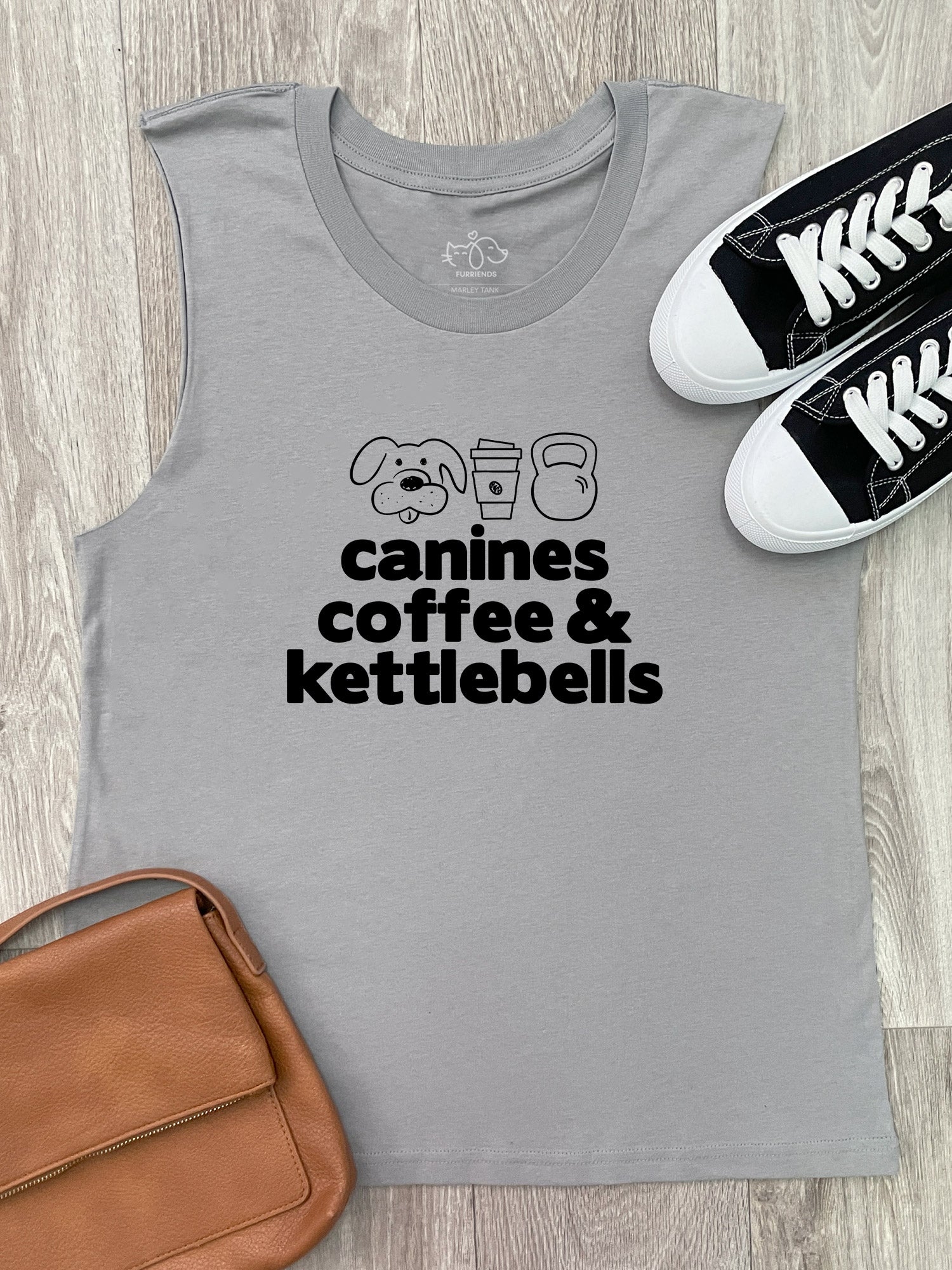 Canines, Coffee & Kettlebells Marley Tank