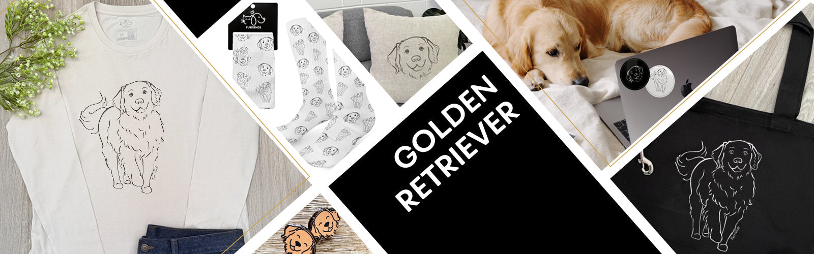 Shop Golden Retriever T-Shirts, Gifts & Accessories for Golden Retriever Lovers