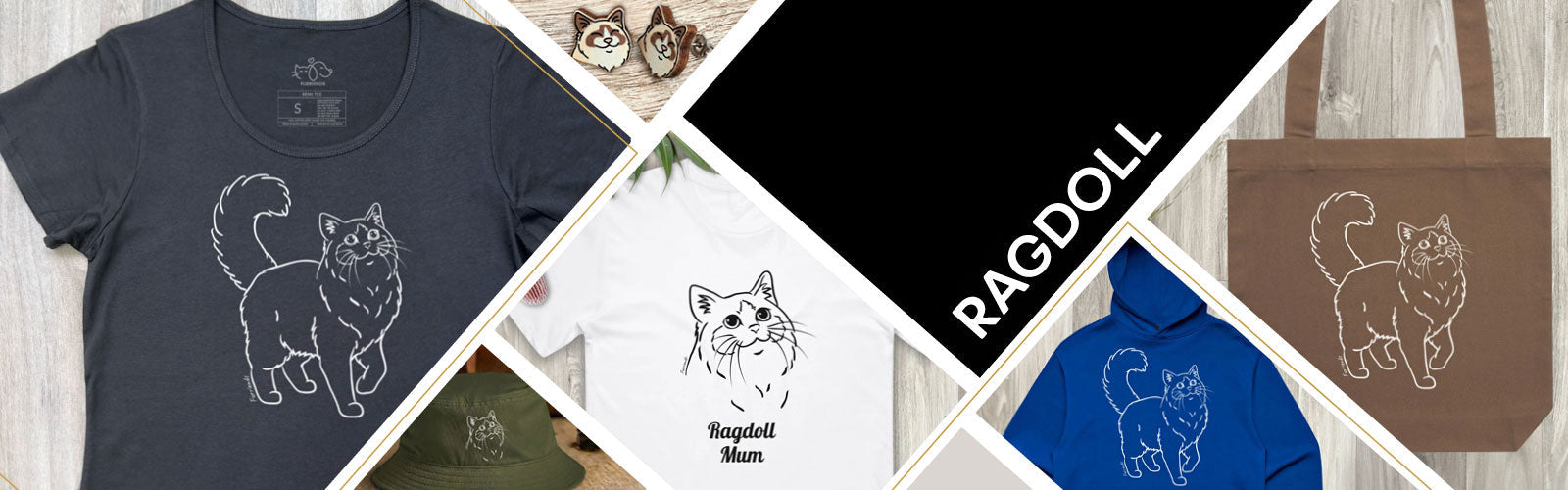 Shop Ragdoll T-Shirts, Gifts & Accessories for Ragdoll Cat Lovers
